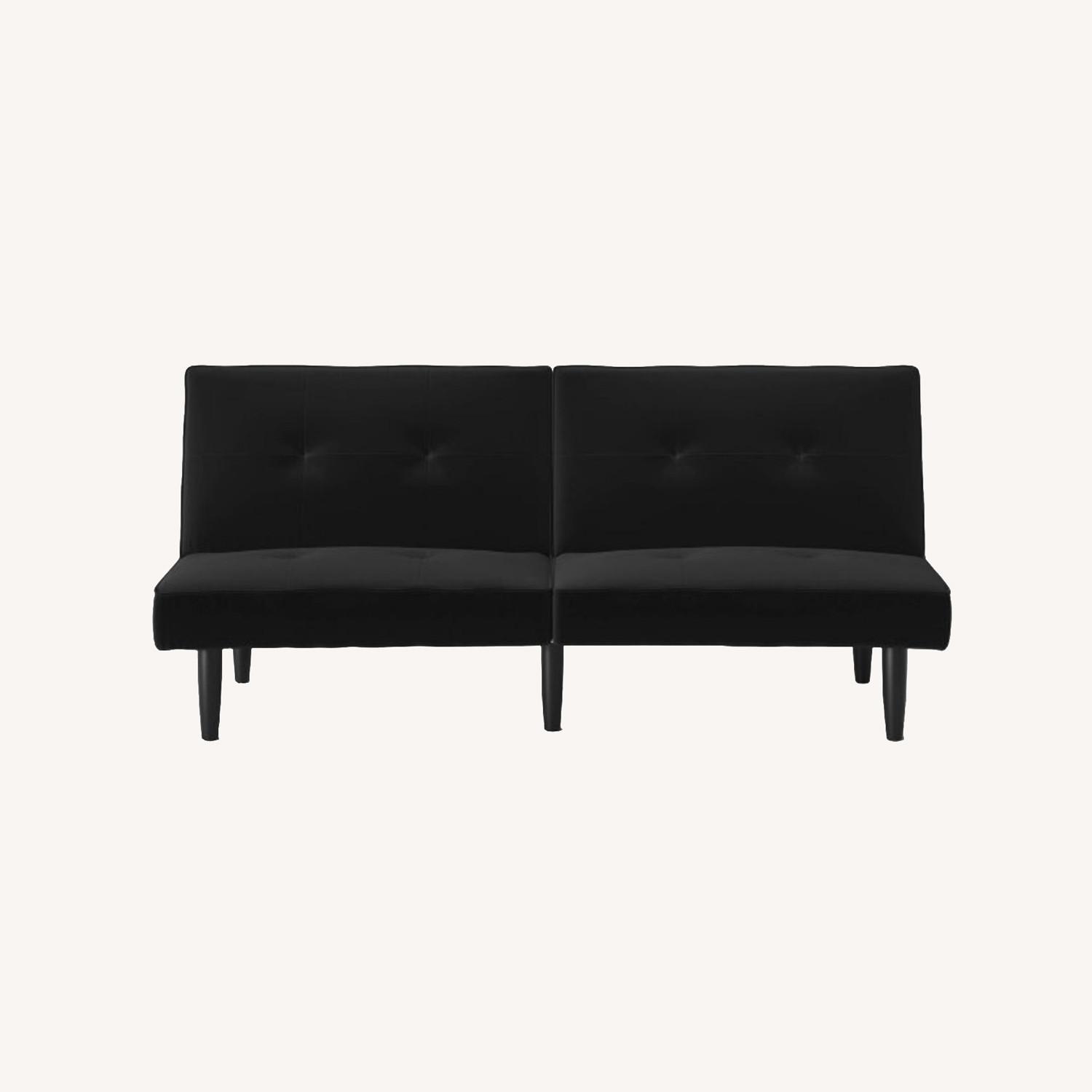 Target Futon Sofa Black AptDeco