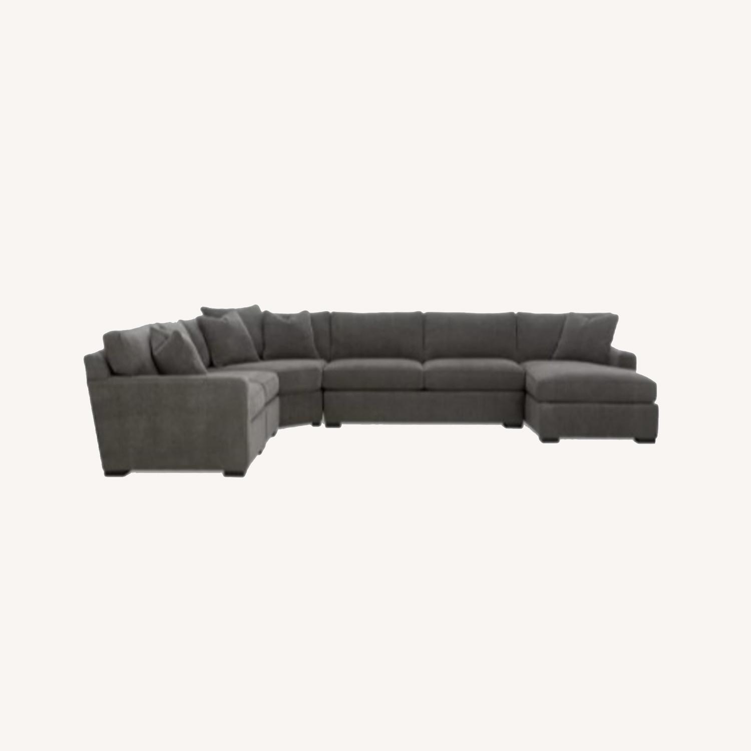 Macy's Radley 5Piece Fabric Chaise Sectional Sofa AptDeco