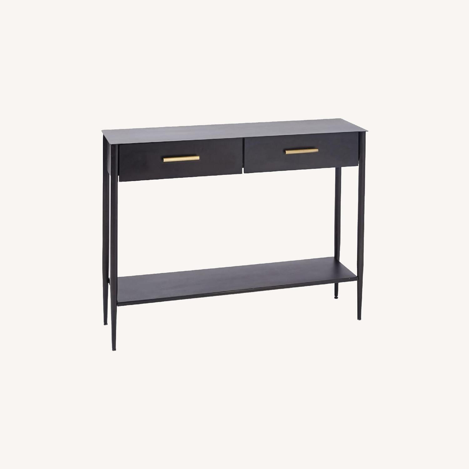 West Elm Sleek Entryway Console AptDeco