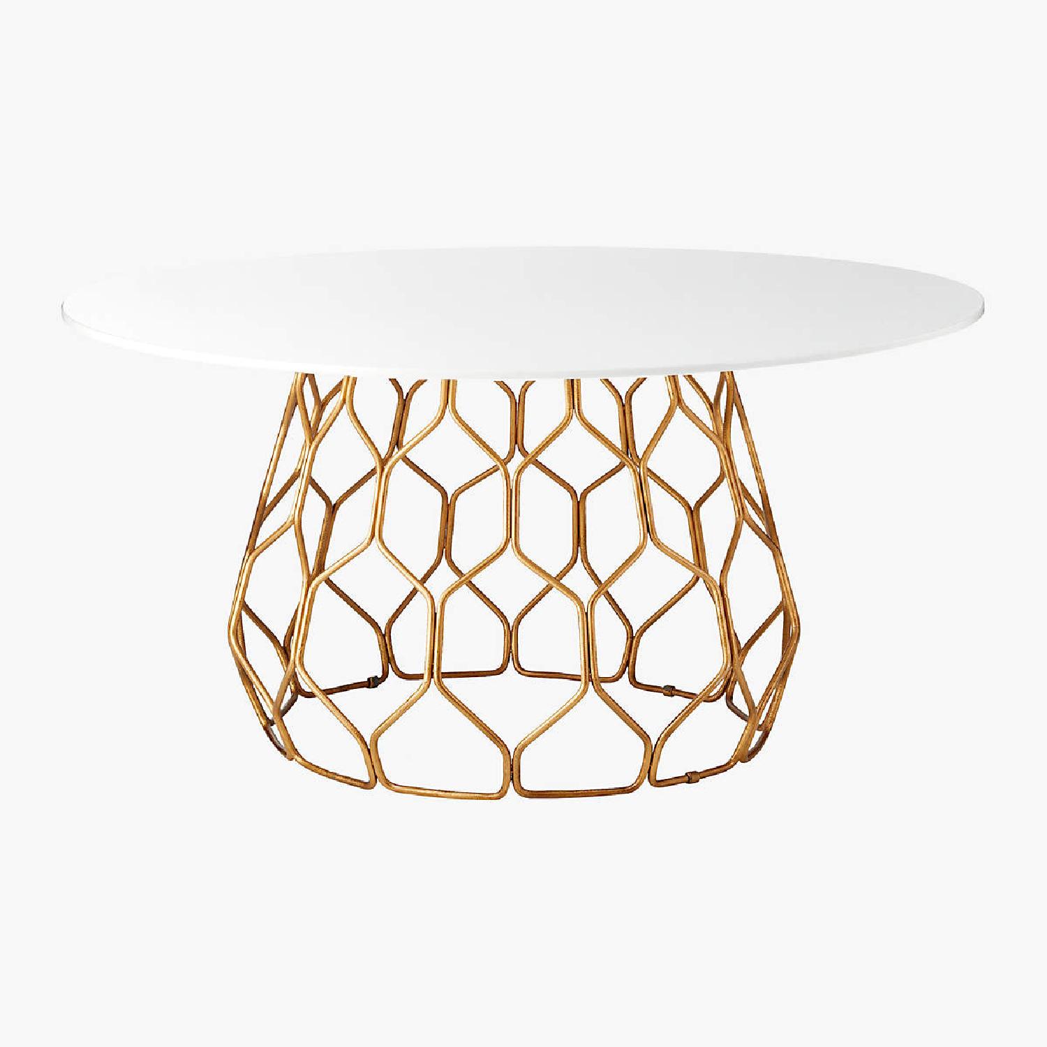 CB2 Round Circuit Dining Table - image-4