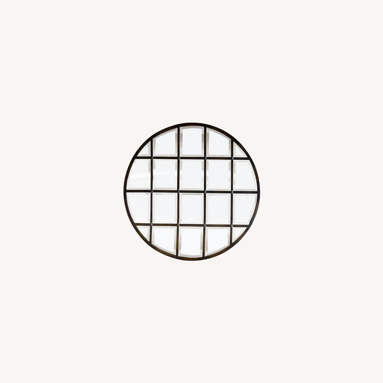 Pottery Barn Eagan Multipanel Round Wall Mirror - image-0