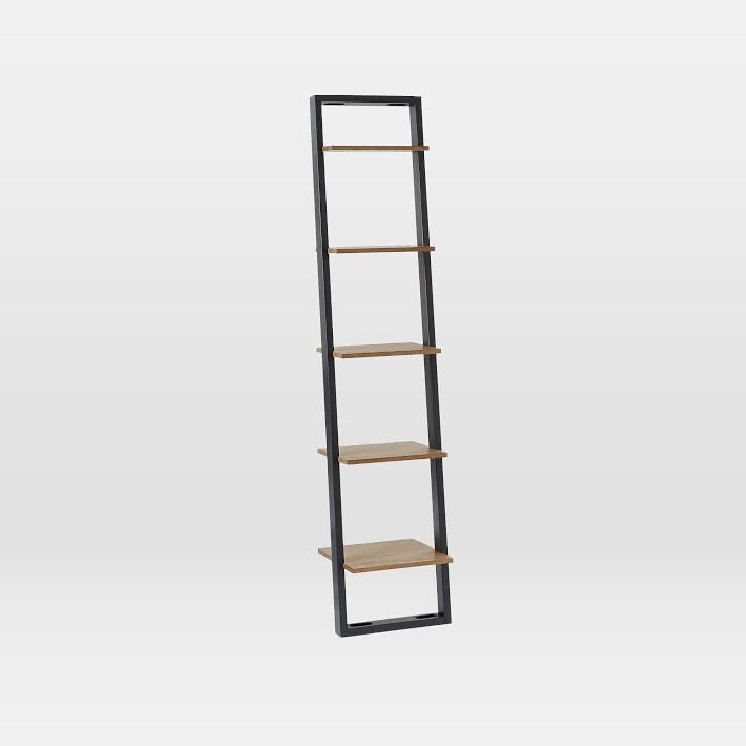 West Elm Ladder Bookshelves - image-4