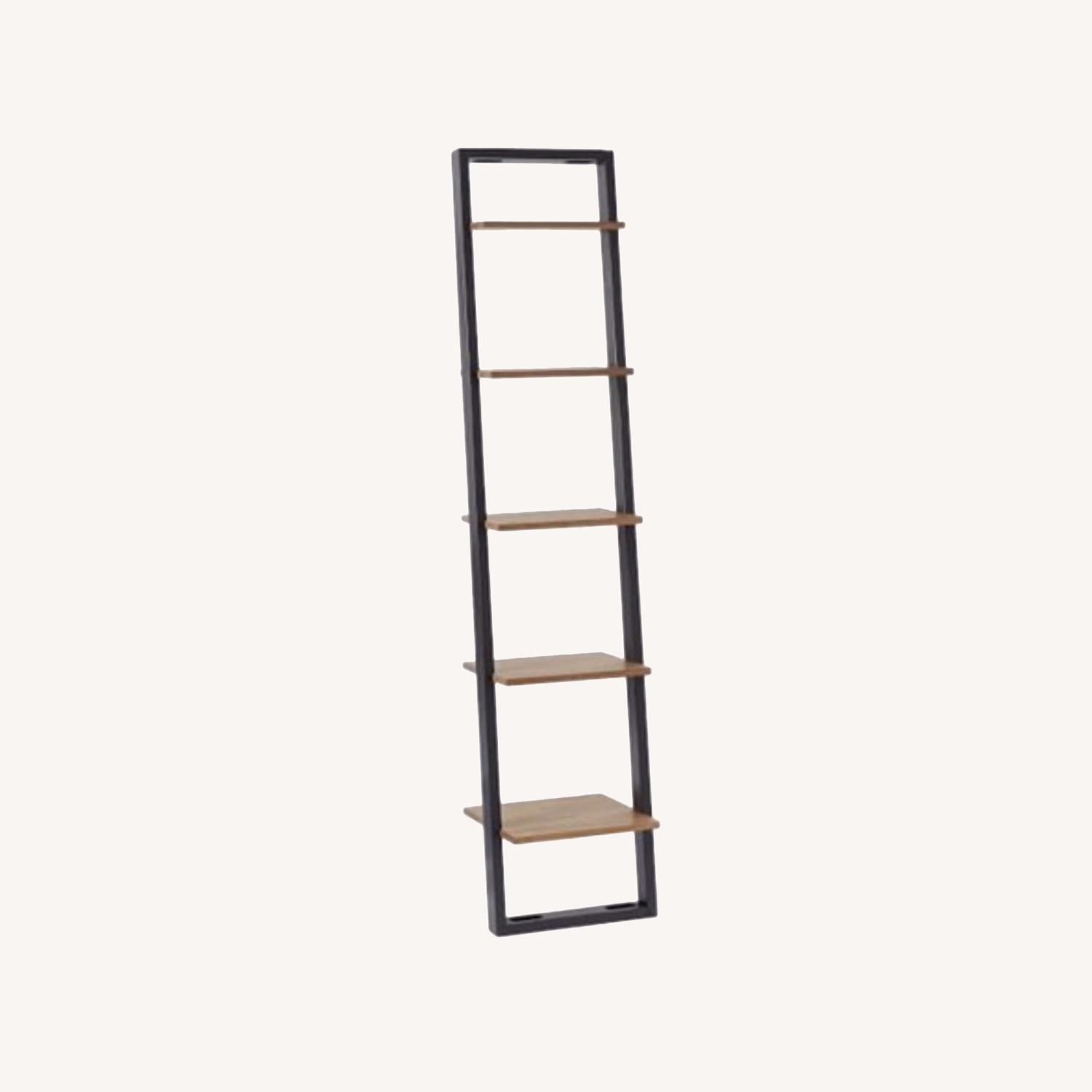 West Elm Ladder Bookshelves - image-0