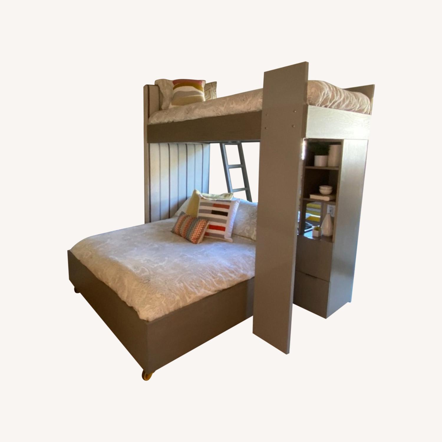 Custom Made Bunk Bed Single Over Queen AptDeco