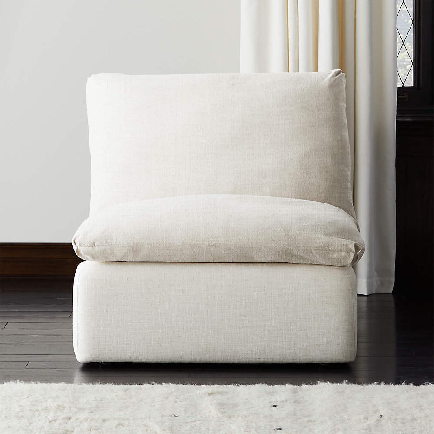 Cb2 Lounger & Ottoman - image-8
