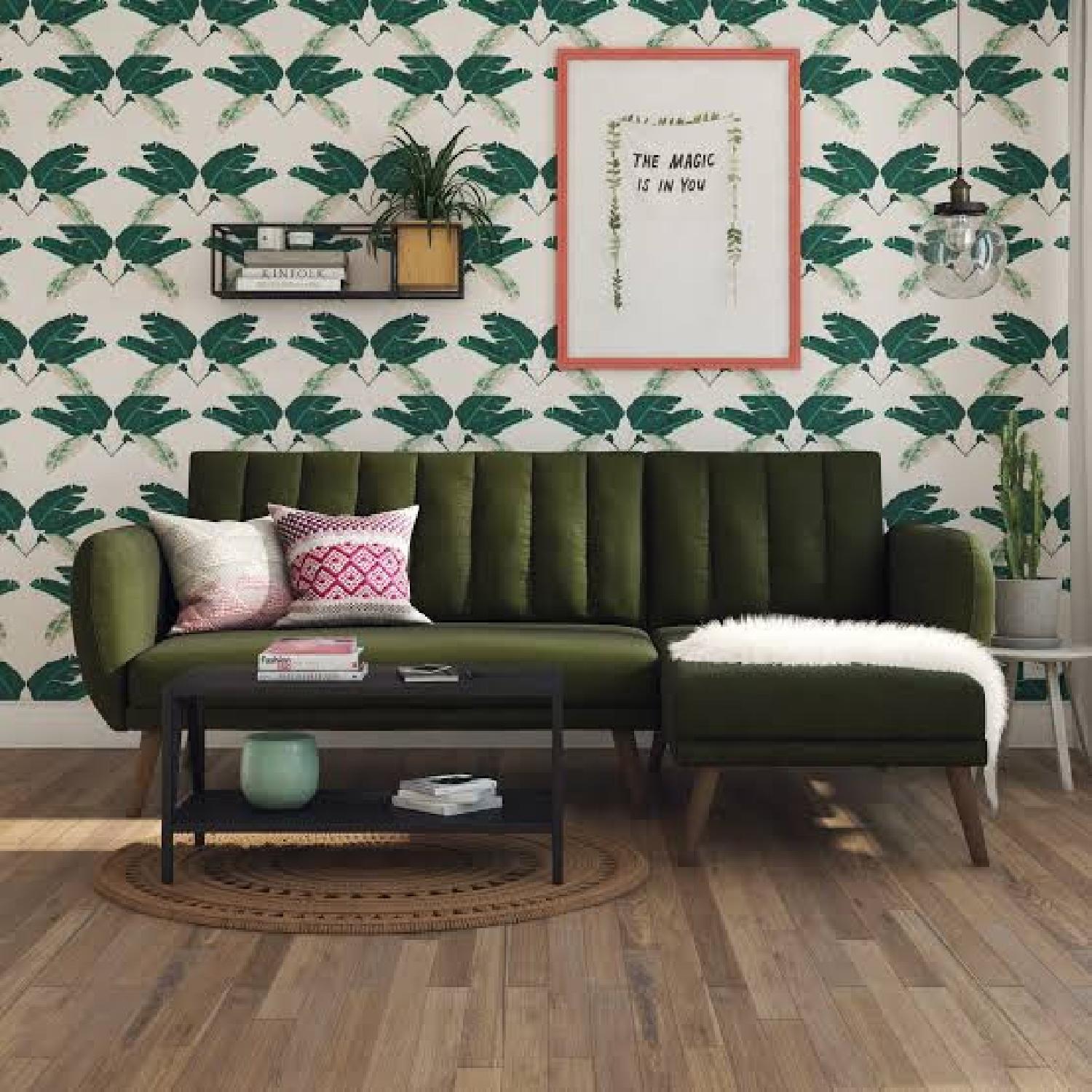 9 by Novogratz Brittany 88 Wide Reversible Sleeper Sofa - image-4