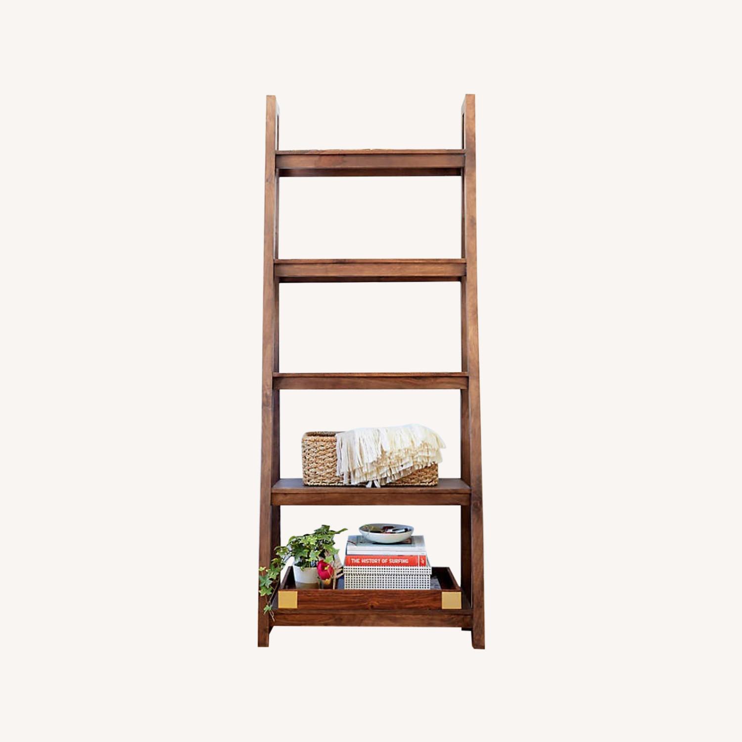 Crate & Barrel Strut Bookcase Bourbon AptDeco