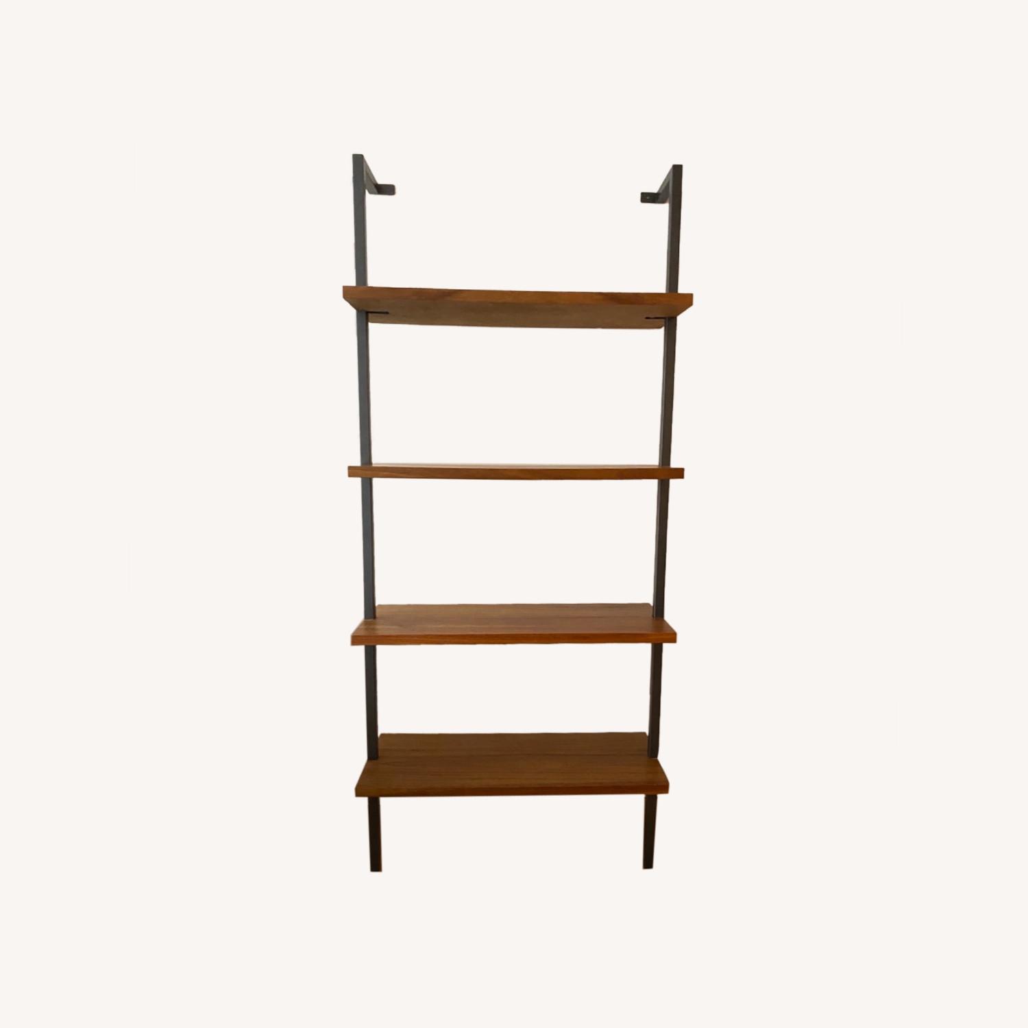 CB2 70" Helix Shelves in Walnut - image-0