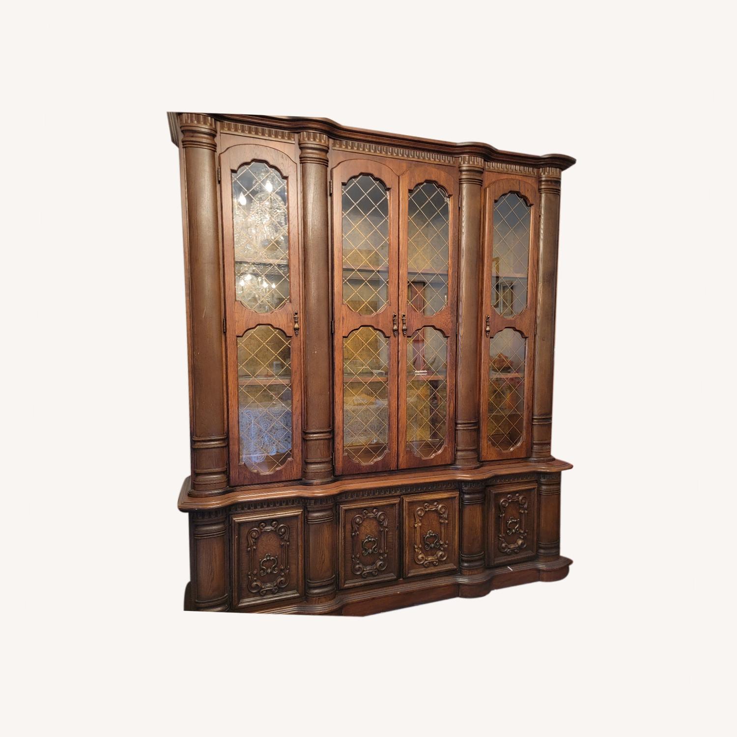 Vintage Buffet and Hutch AptDeco