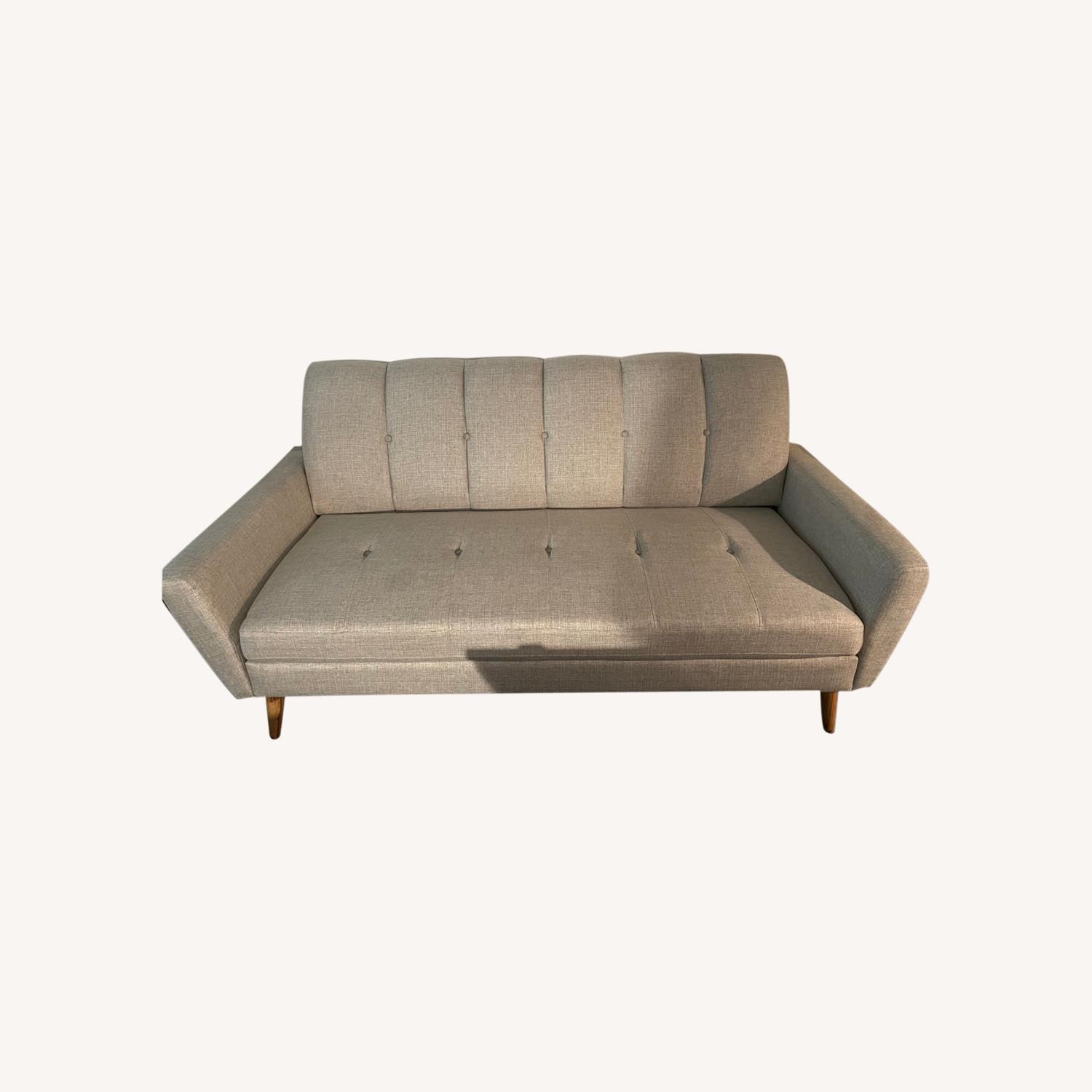 Small Grey Couch - image-0