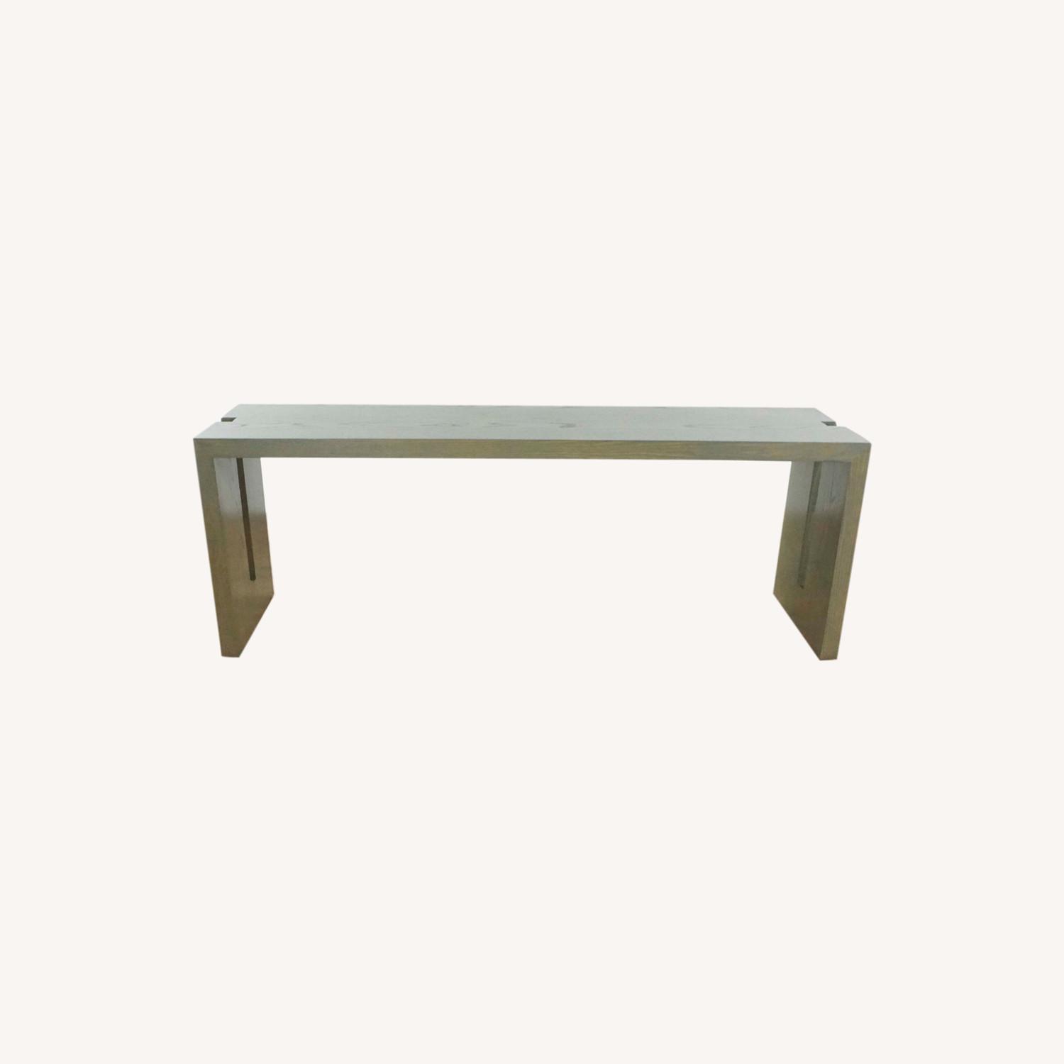 Oak Console Table - image-0