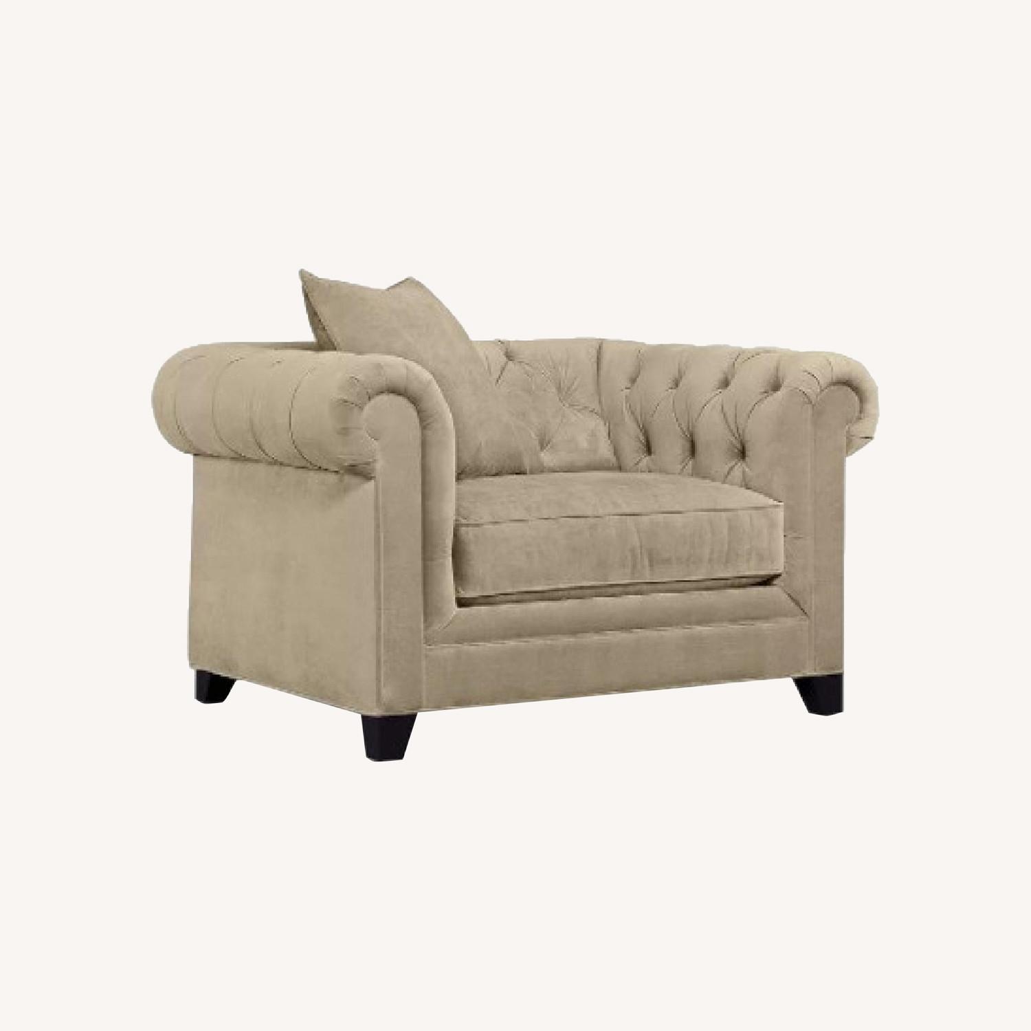 Martha Stewart Saybridge Bella Cocoa Tan Chair - image-0