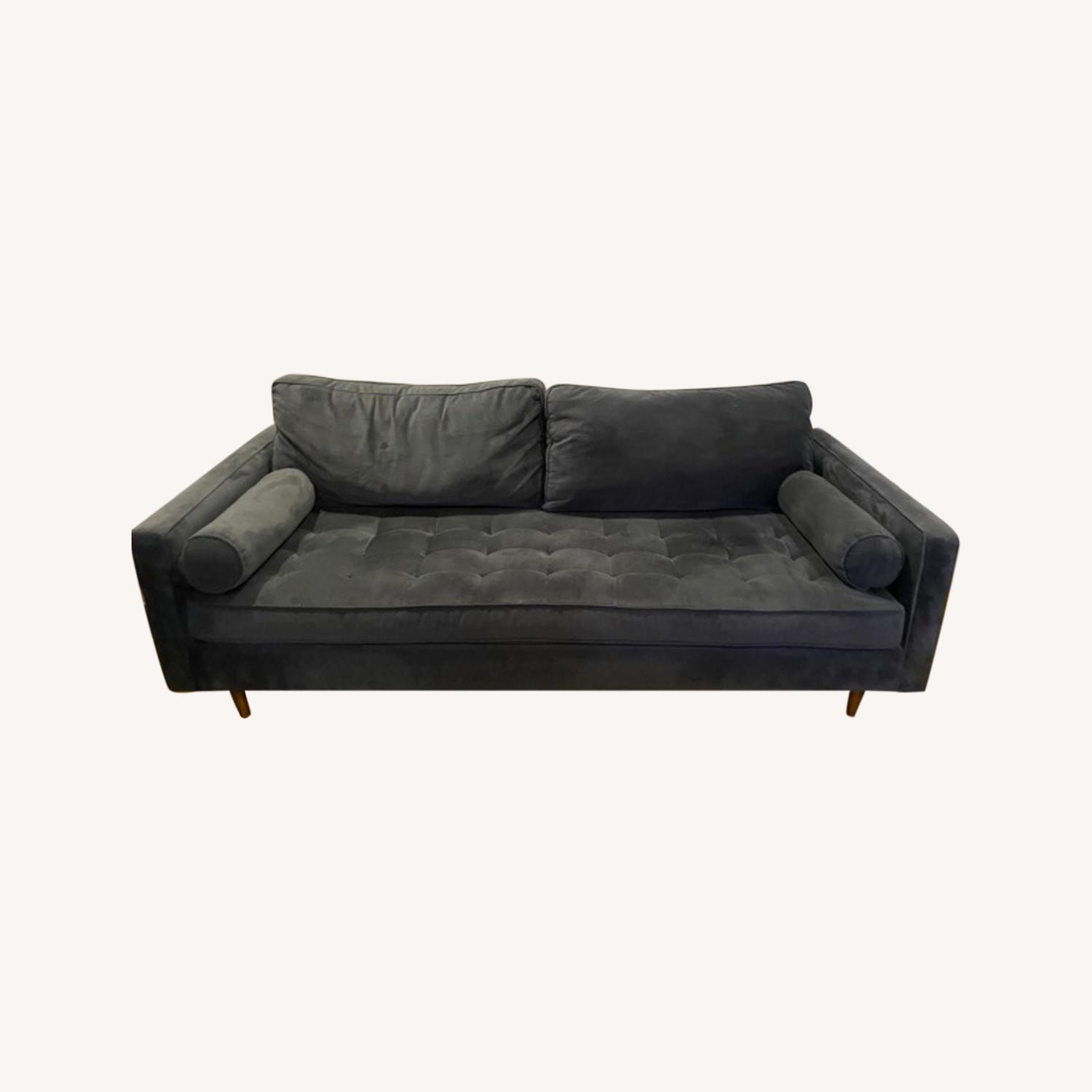 West Elm Tufted Couch AptDeco