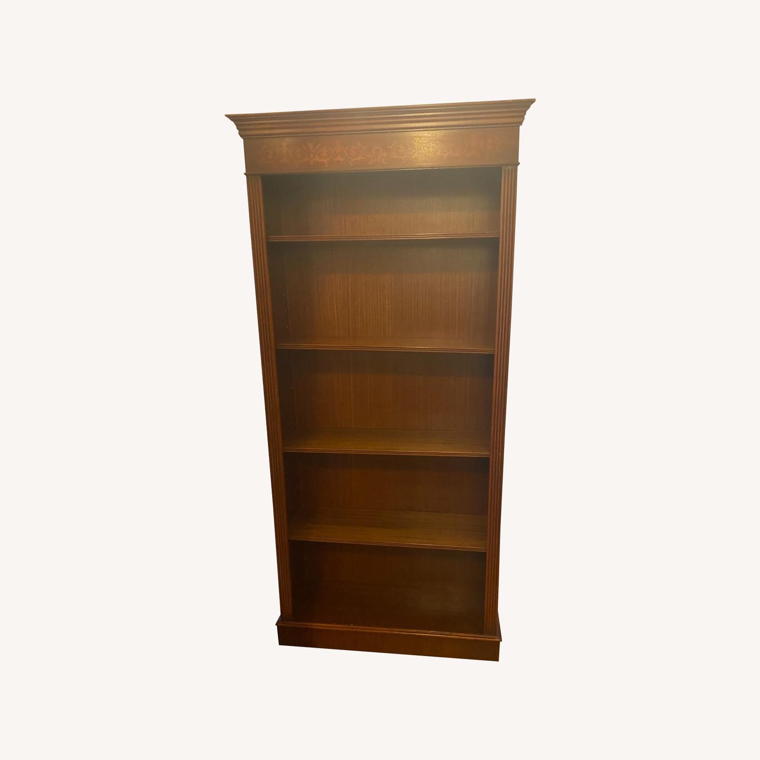 Cherry Wood Bookcase AptDeco