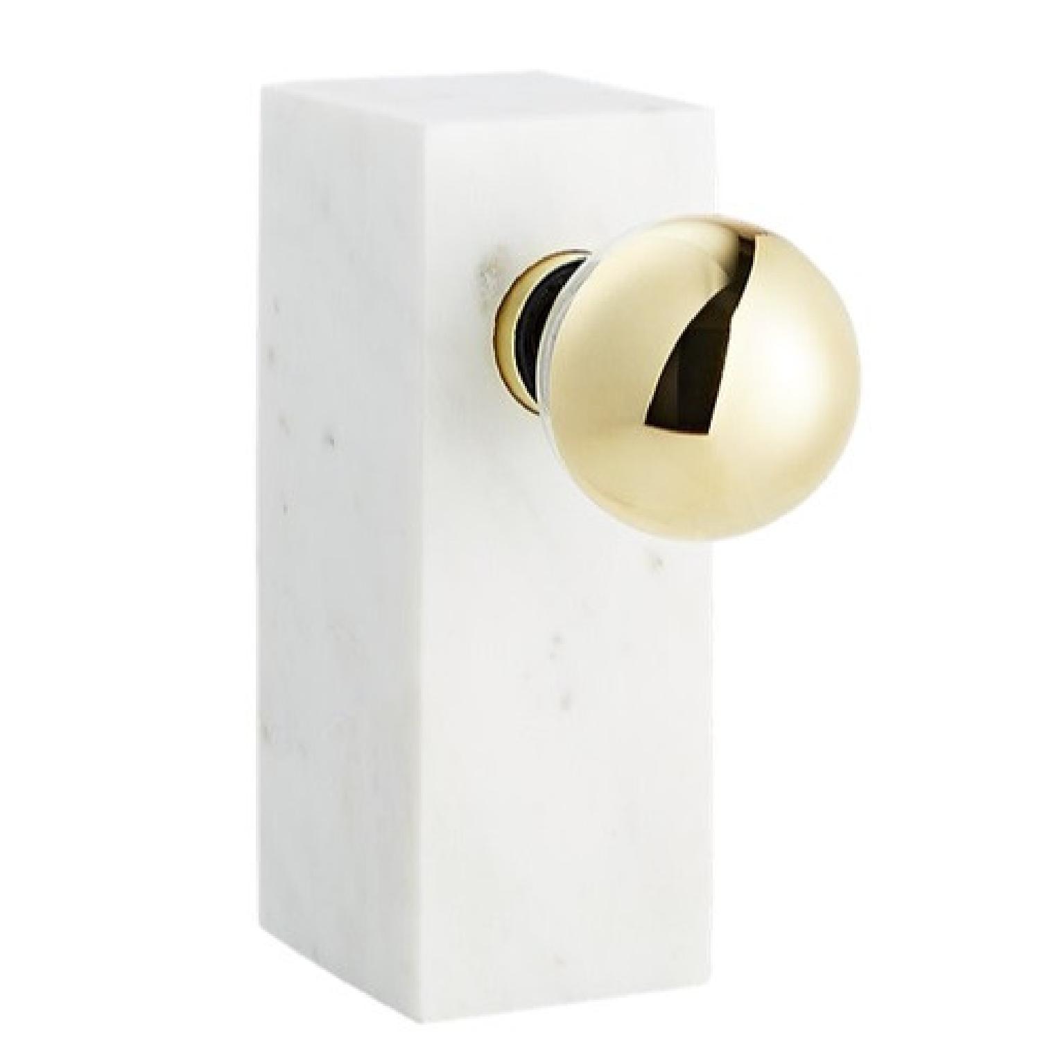 CB2 Orsay Marble Block Table Lamp - image-8