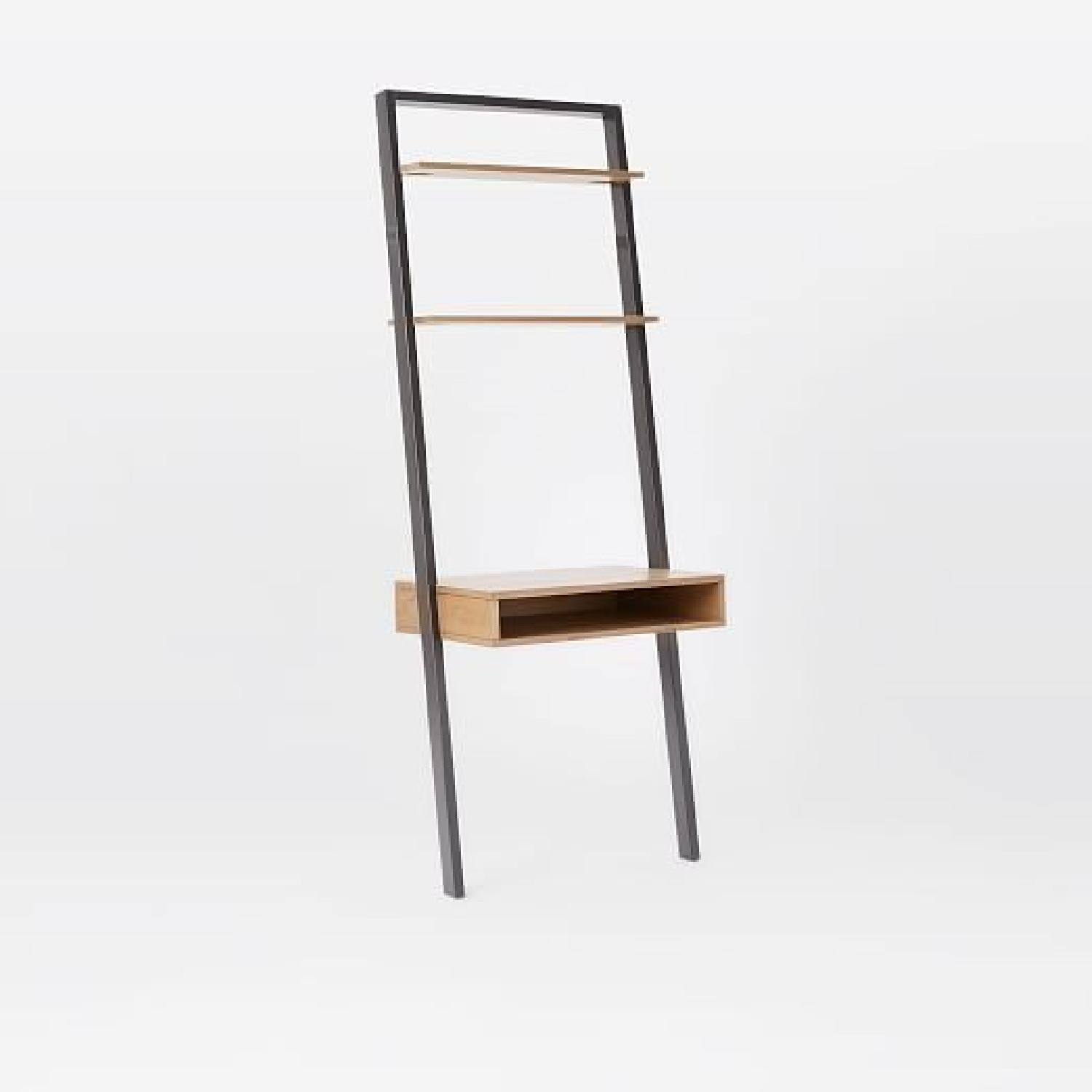West Elm Leaning Desk Shelf - image-5