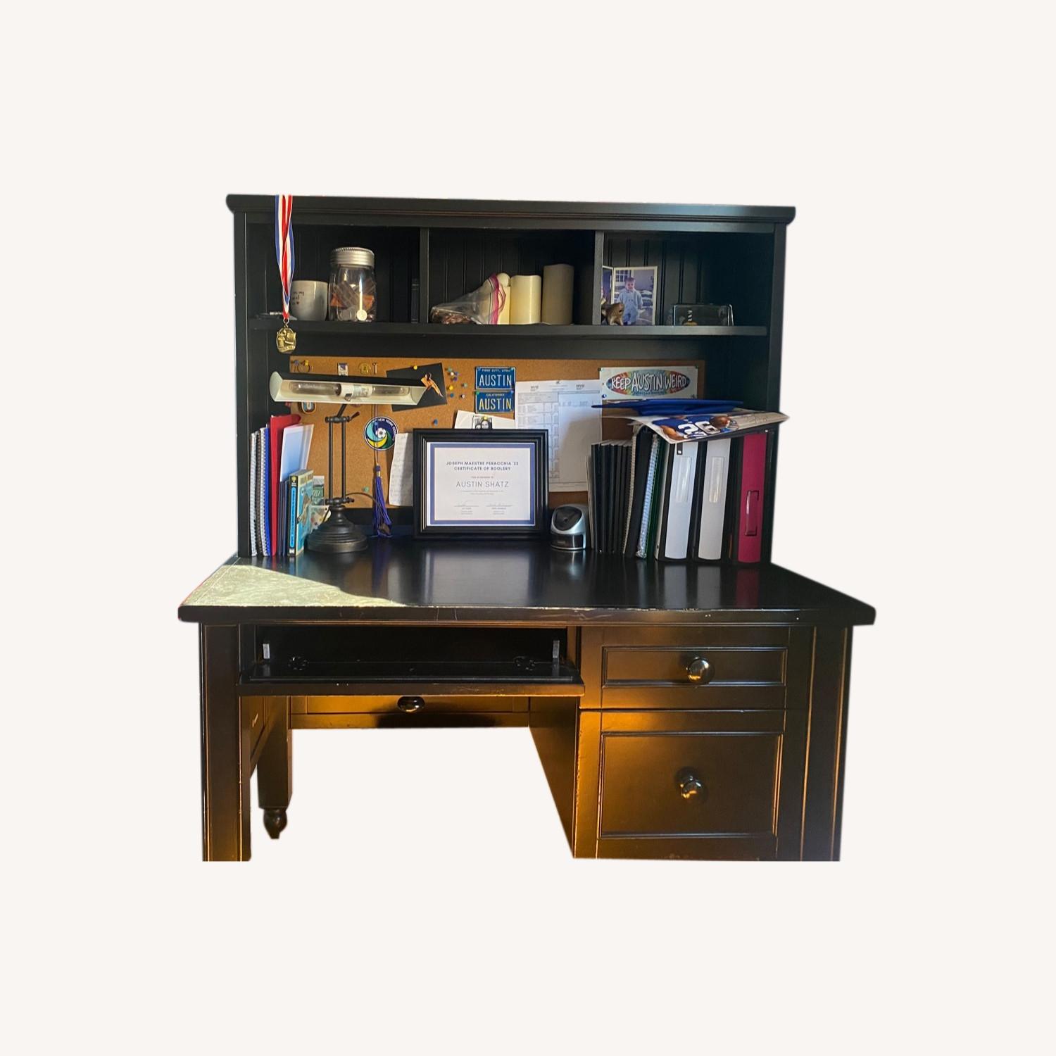 Pottery Barn Desk & Hutch AptDeco