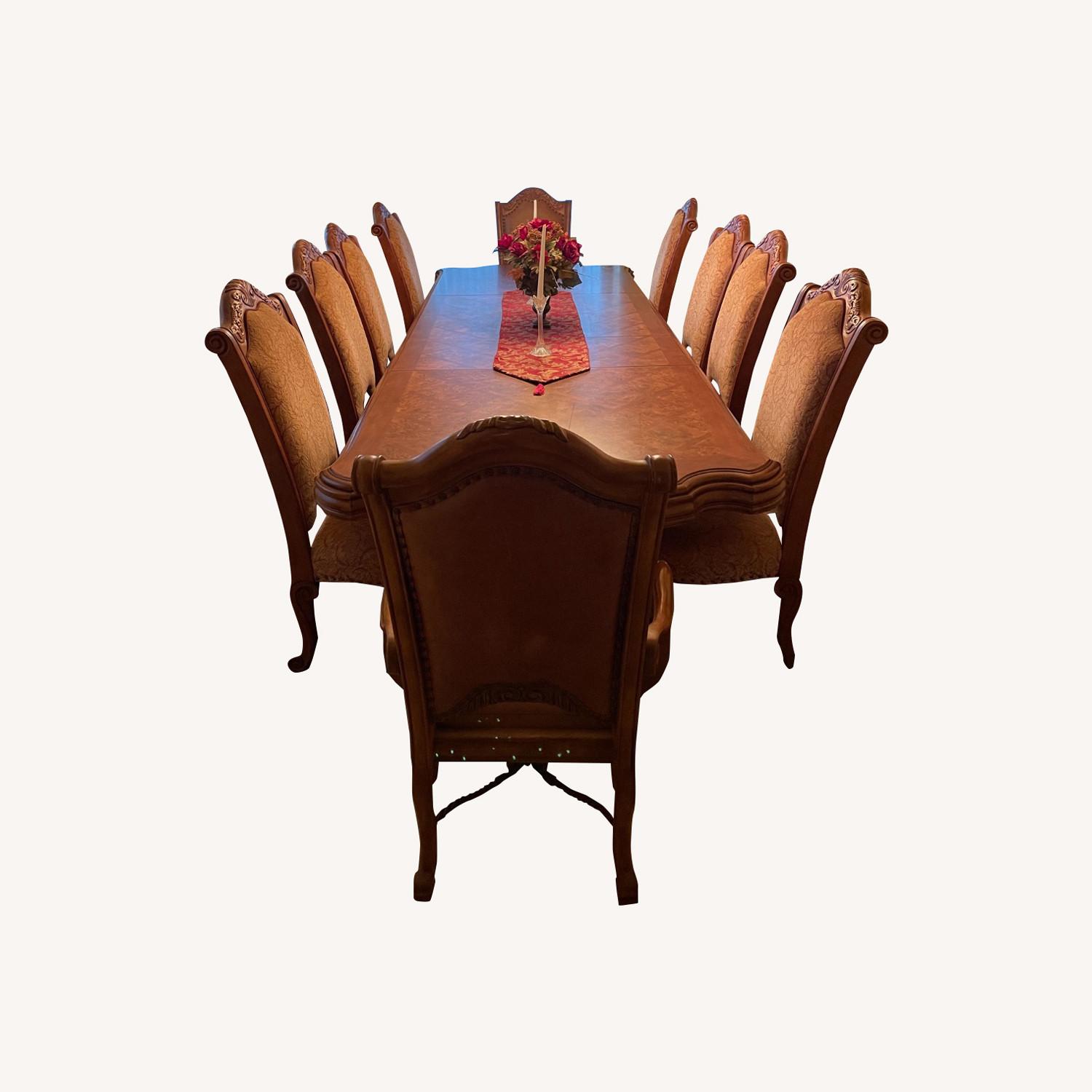 Aico Monte Carlo Pecan Dining Set AptDeco