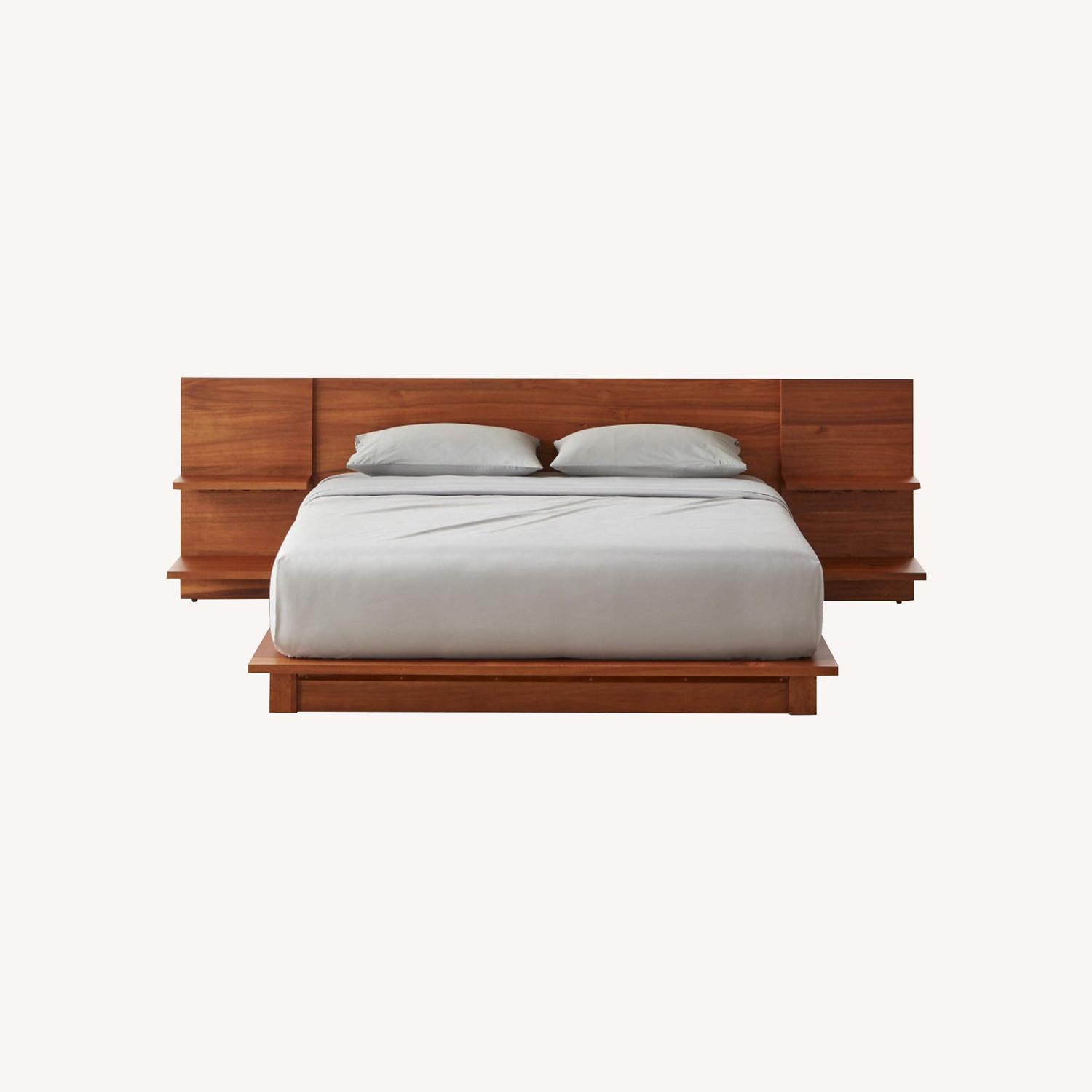 CB2 Andes Acacia Queen Bed AptDeco