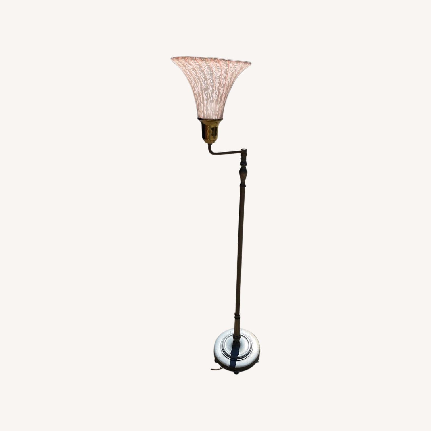 Antique 1930s Murano Glass Floor Lamp - image-0