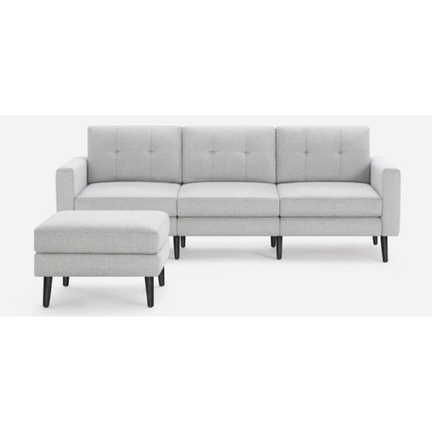 Burrow Block Nomad Sofa with Ottoman - image-0