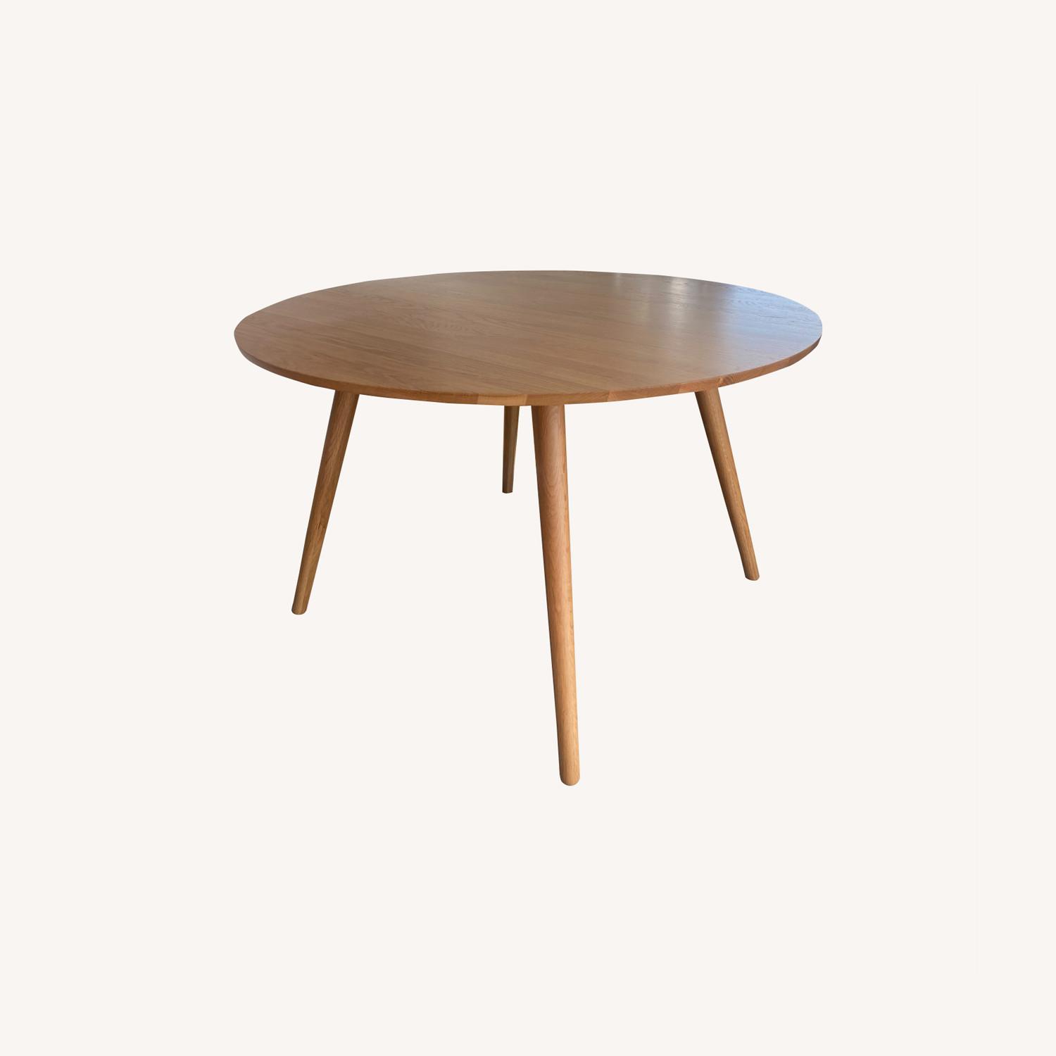 Article Seno 47" Oak Round Dining Table - image-0