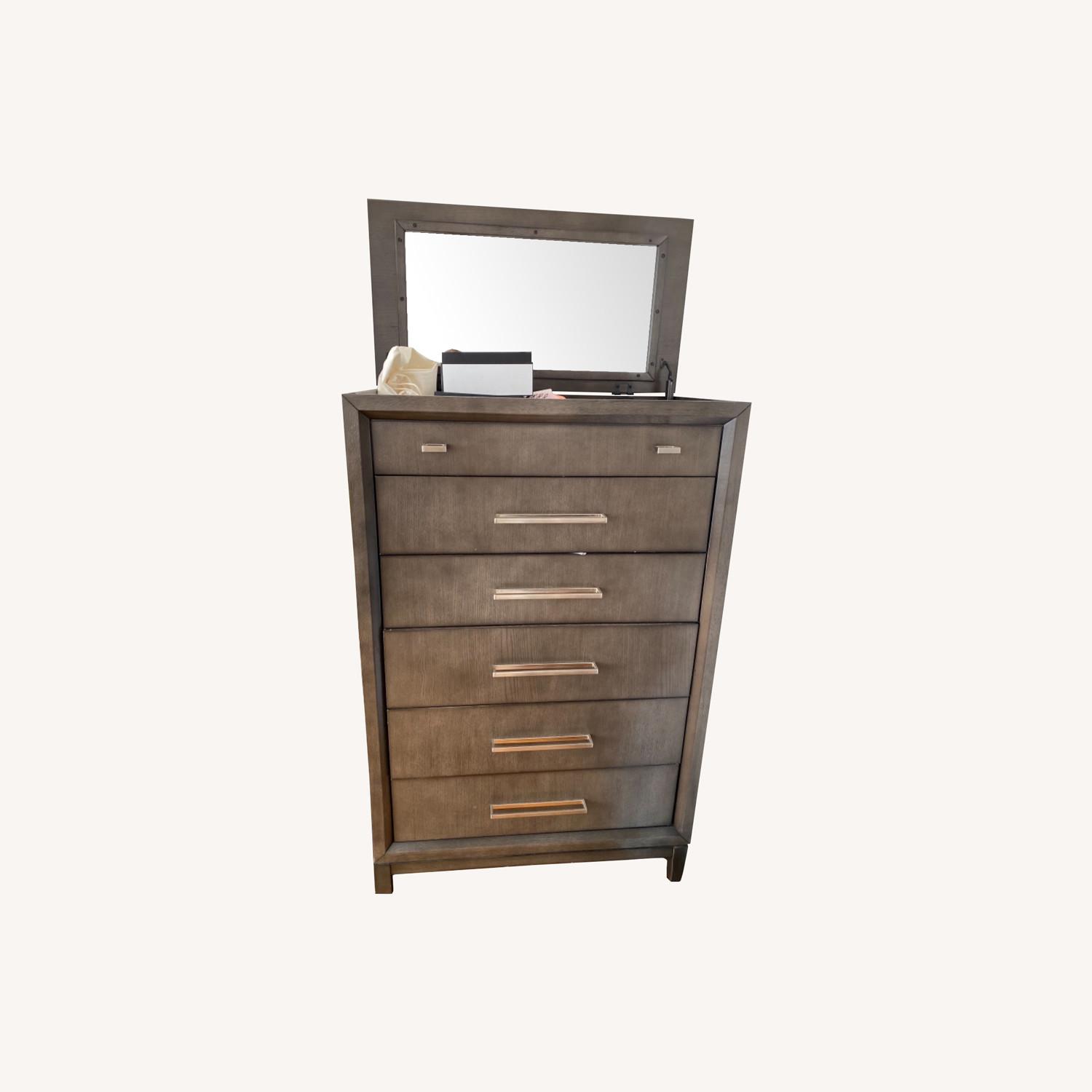 Bobs Discount Furniture Dresser with Mirror AptDeco