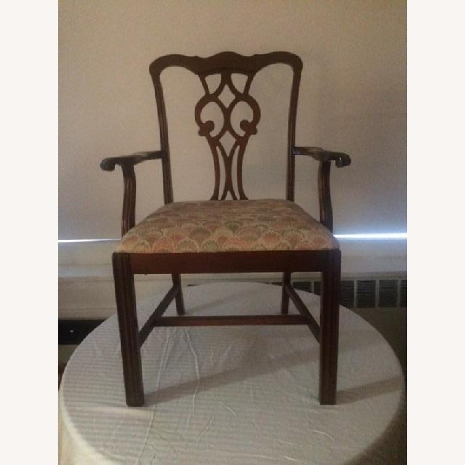 Dark Brown Accent Chair - image-1