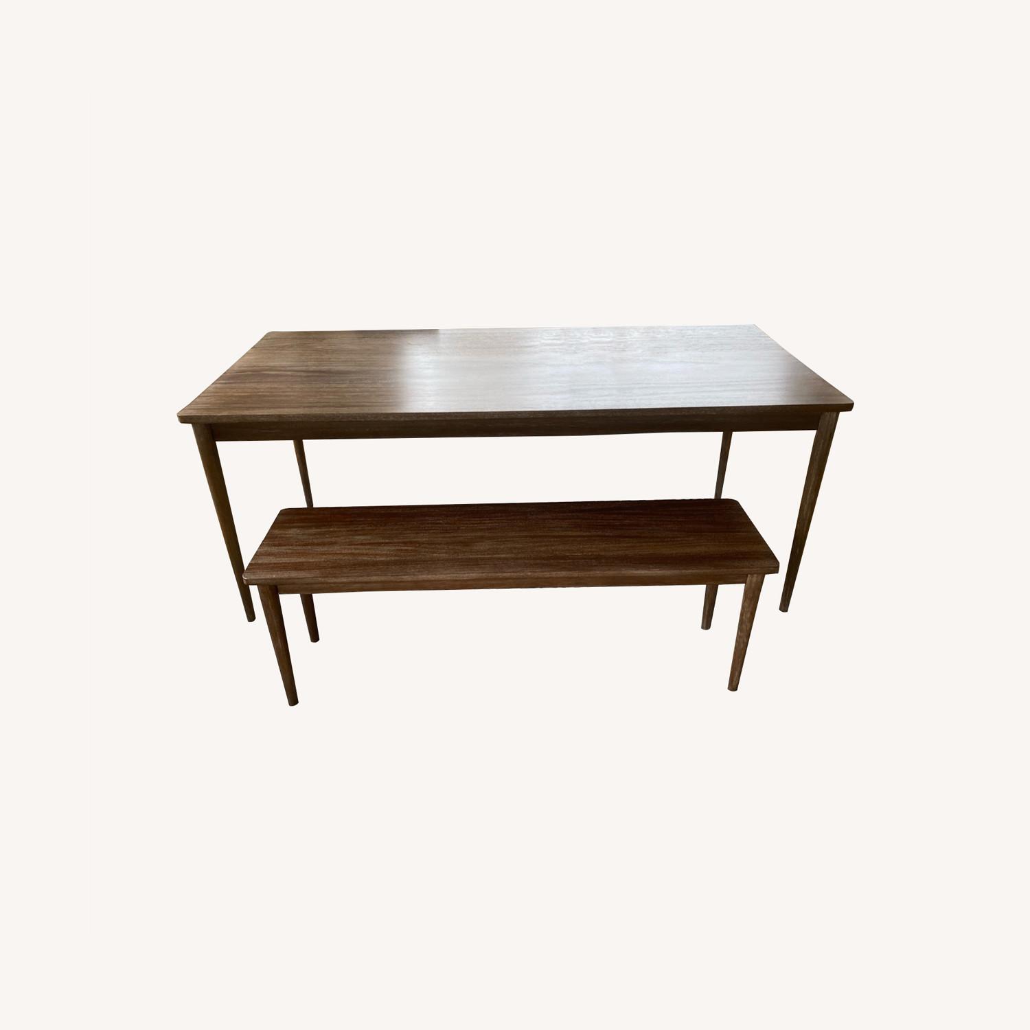 West Elm Dining Table with Bench AptDeco