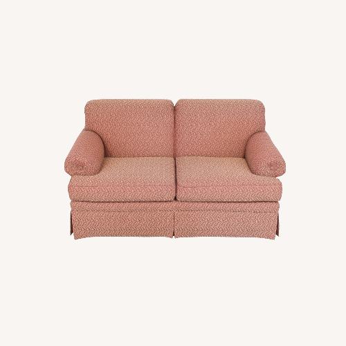 Used Ethan Allen Red Loveseat for sale on AptDeco