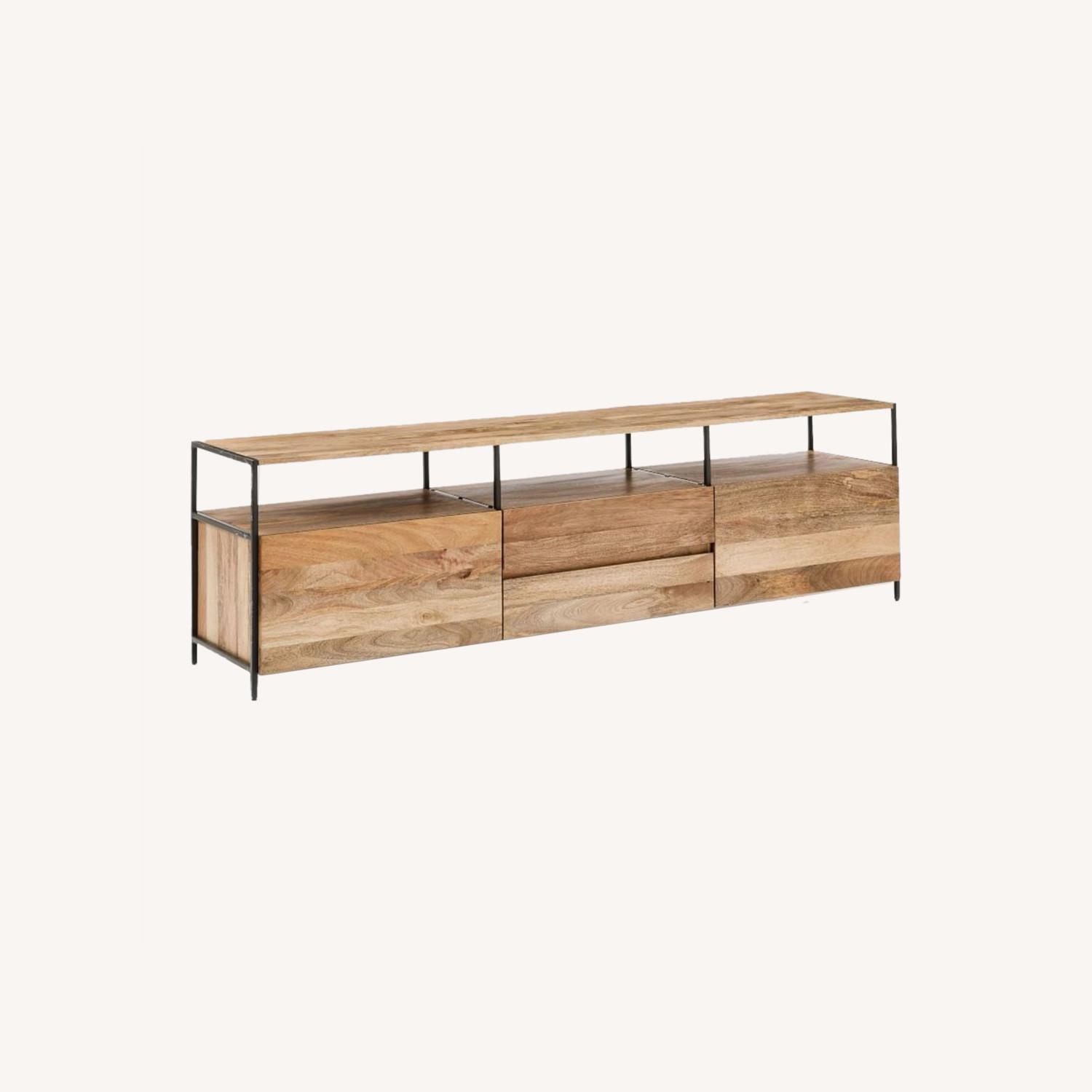 West Elm Industrial Storage Media Console (80") AptDeco