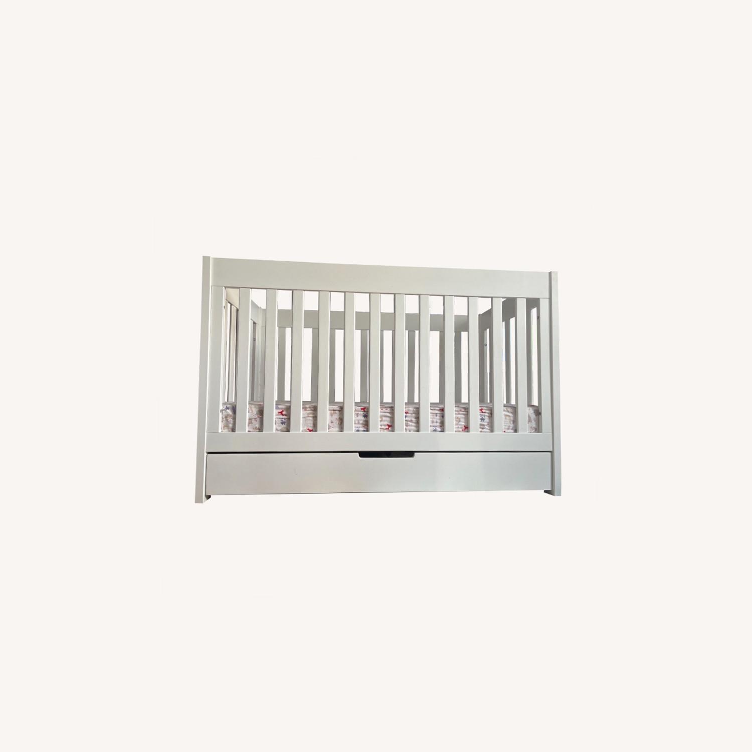 Babyletto Modern Crib with a Storage Drawer - image-0