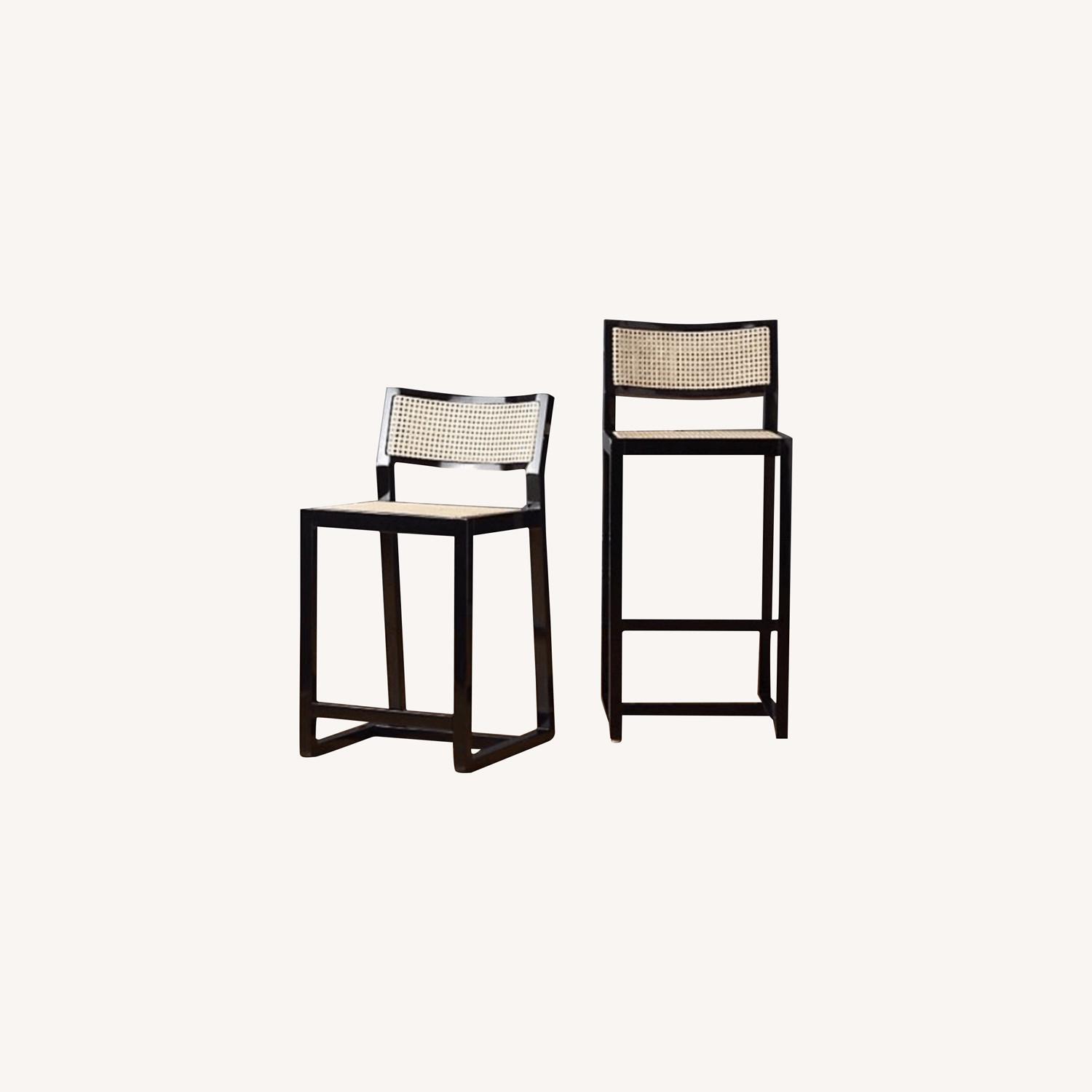 CB2 Kane Counter Stools (Set of 3) AptDeco