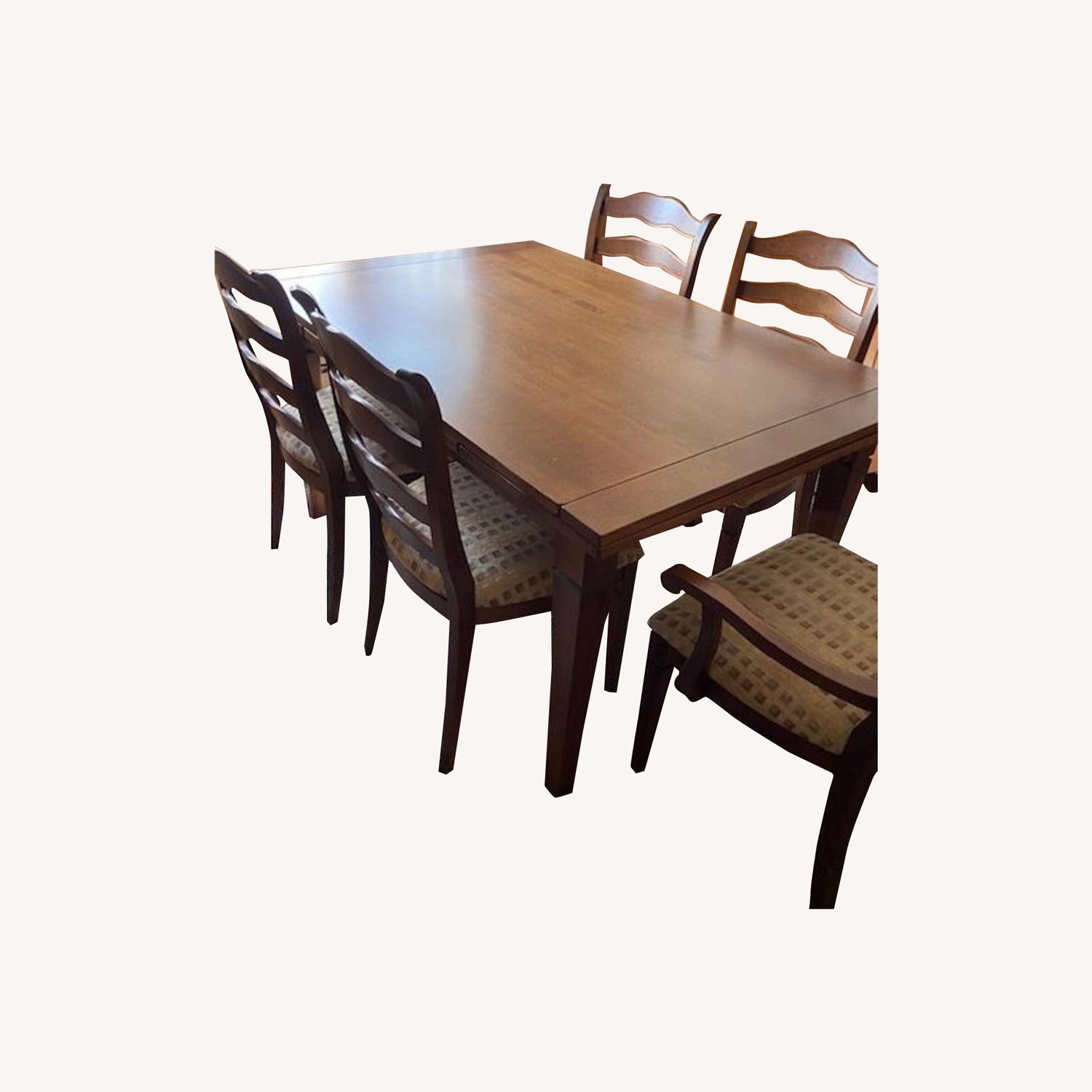 Article Extendable Dining Table with Five Matching Chairs - AptDeco