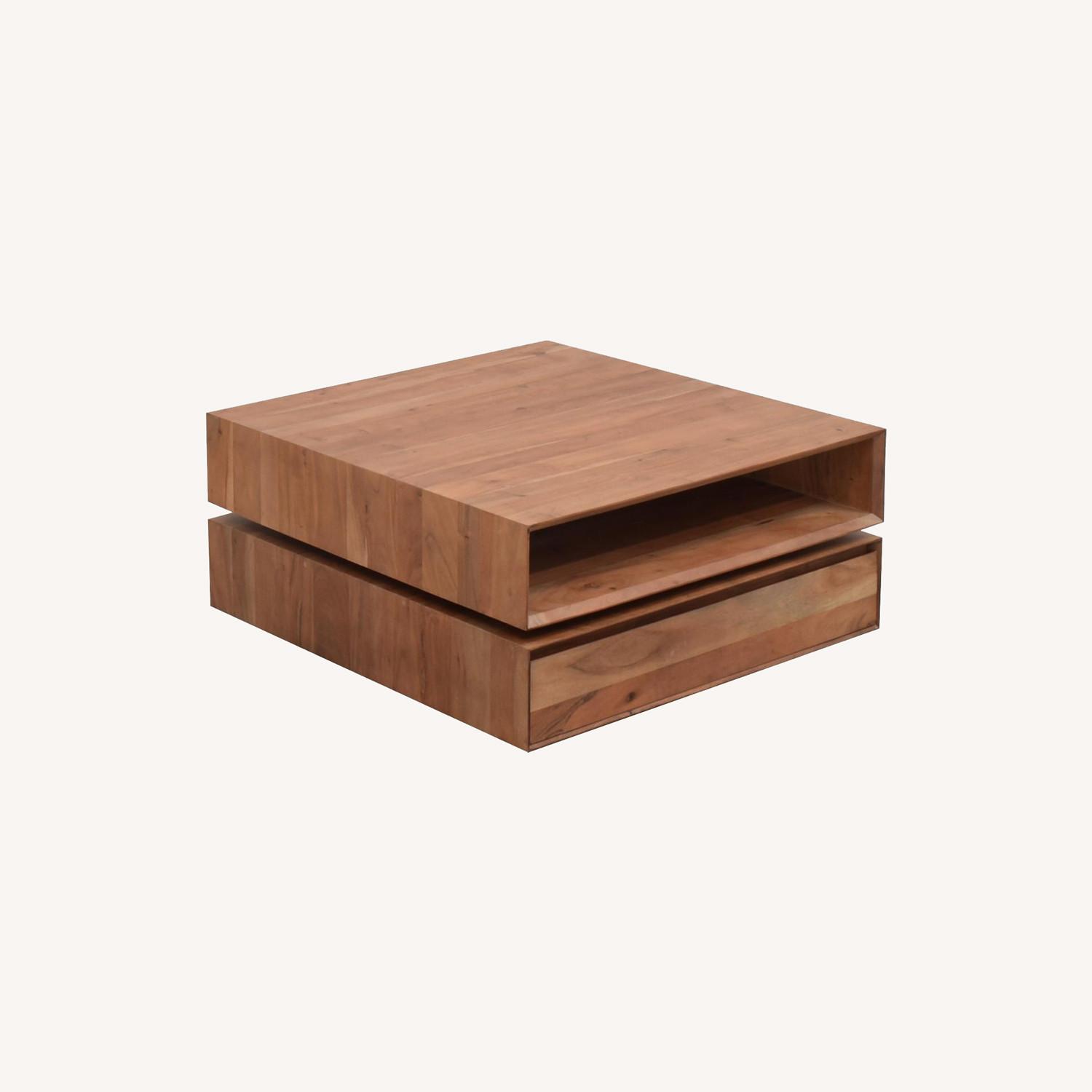 CB2 Spin Rotating Coffee Table - image-0