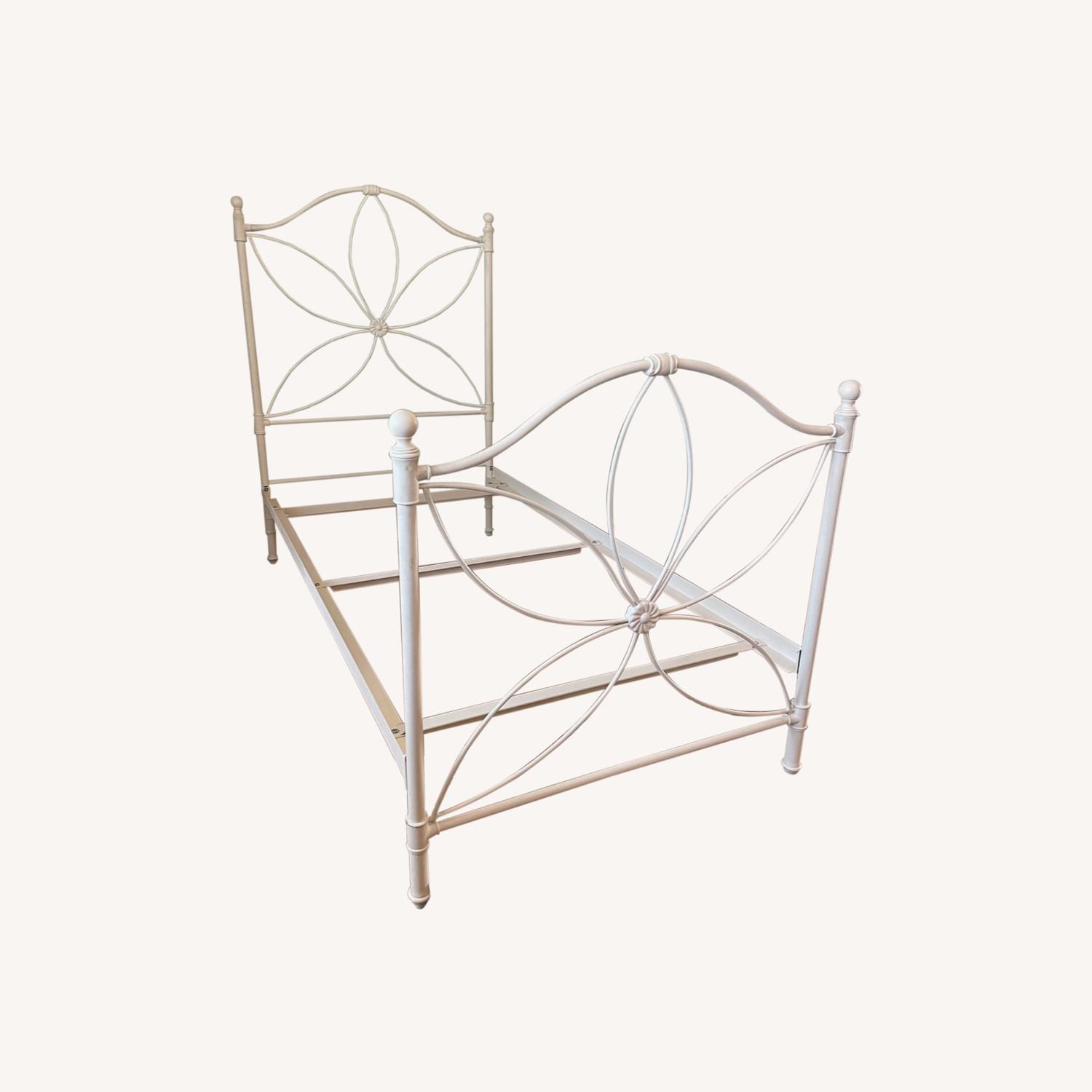 The Land of Nod Twin Iron Flower Bed - image-0