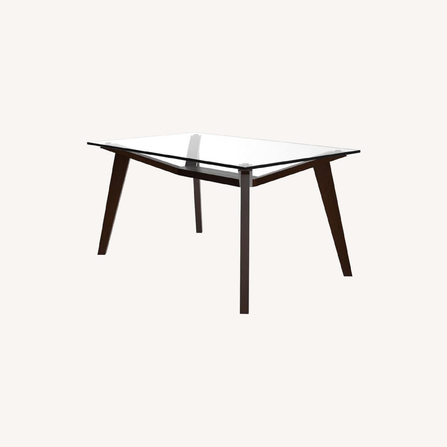 Wayfair Glass Dining Table AptDeco