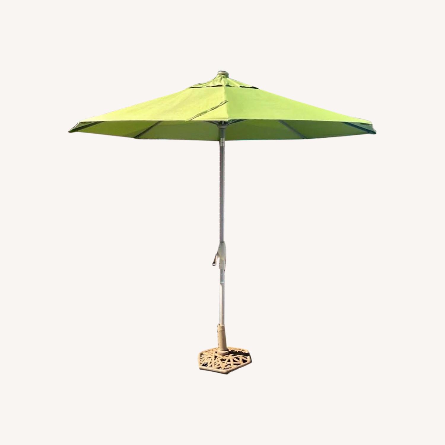 Frontgate 9' Round Outdoor Market Umbrella - image-0