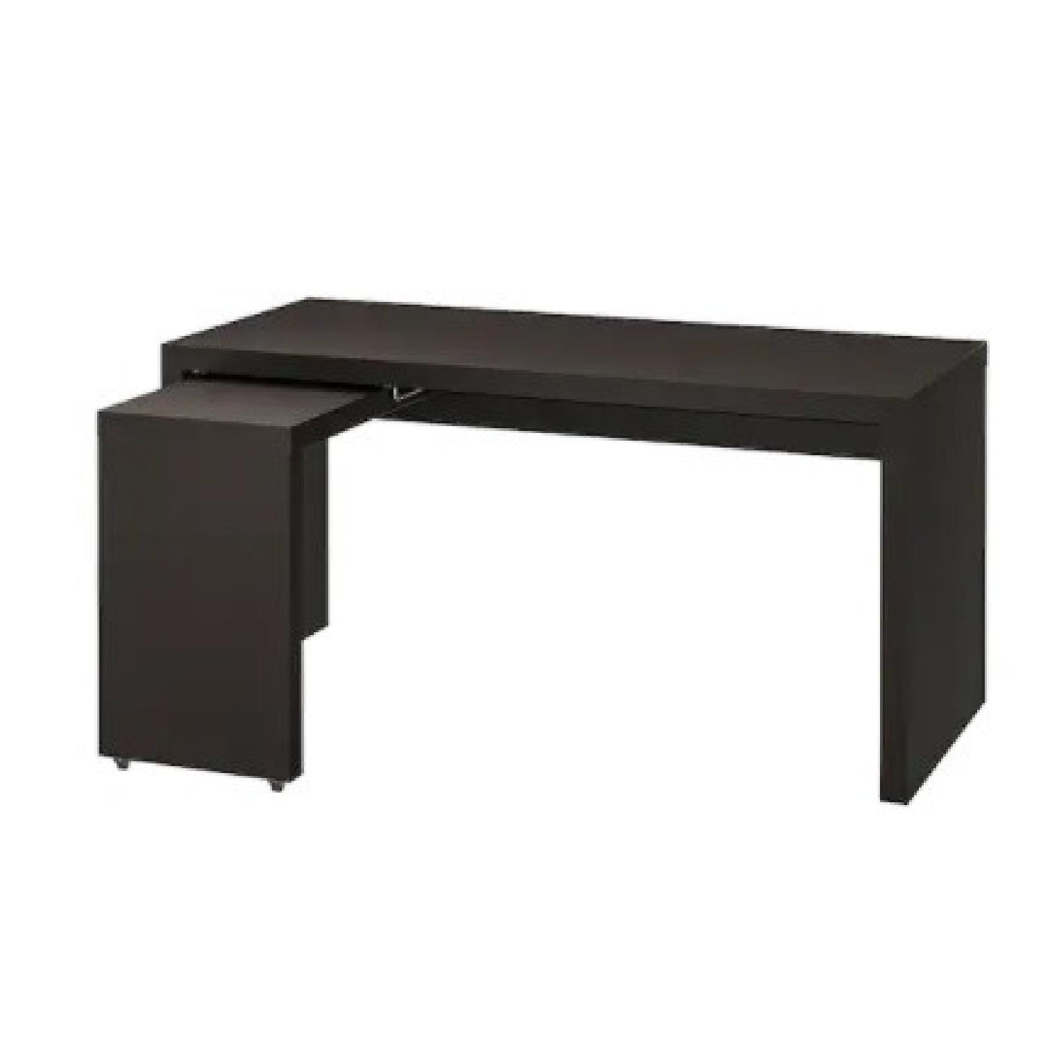 IKEA MALM Desk with PullOut Panel AptDeco