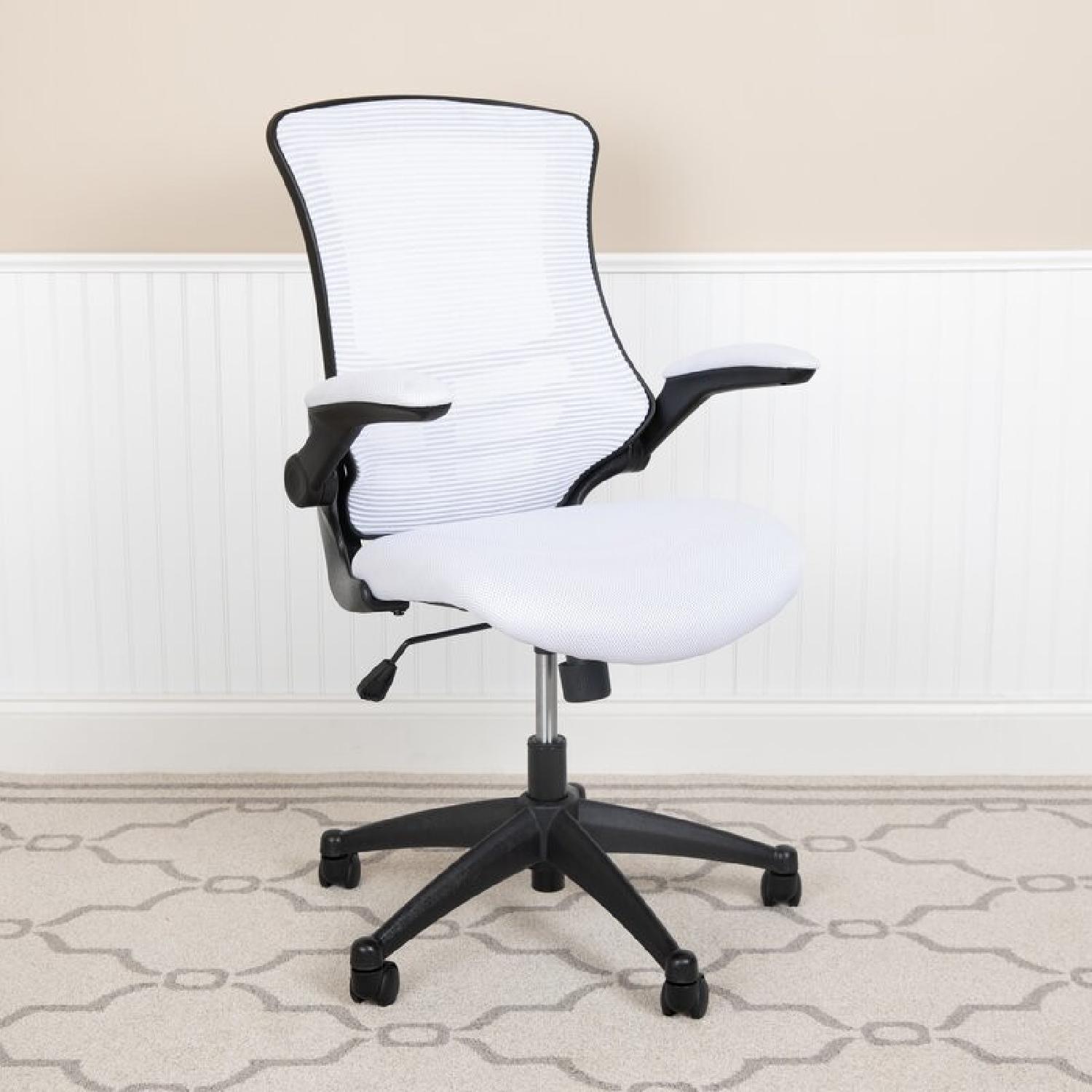 Wayfair White Office Chair AptDeco