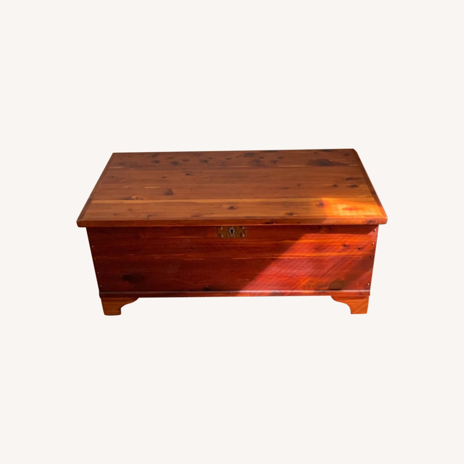 Wooden Storage Trunk - image-0