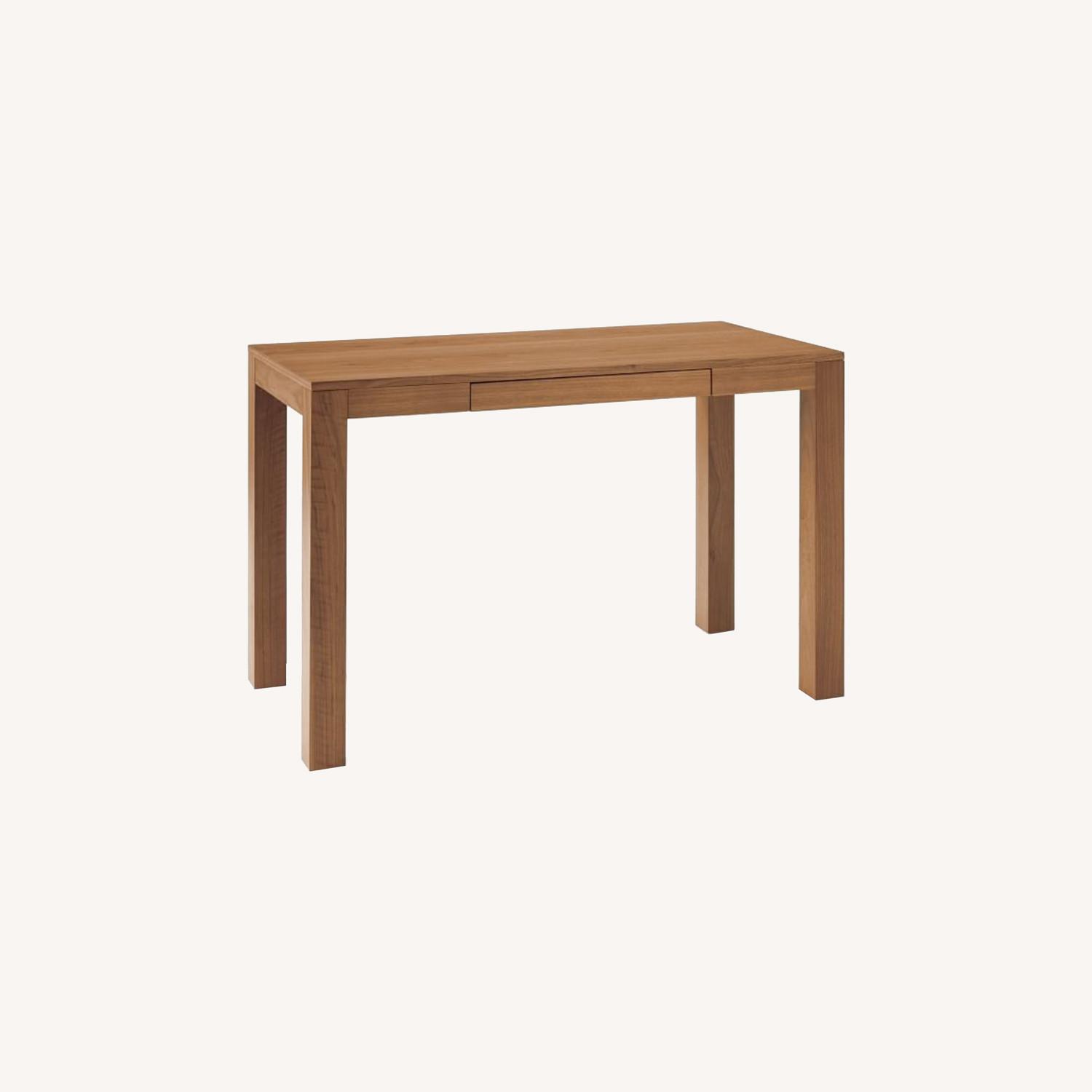 West Elm Parsons Desk Walnut - image-0