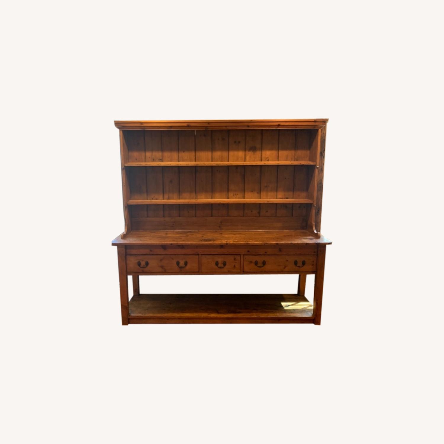 Antique Hutch and Table AptDeco