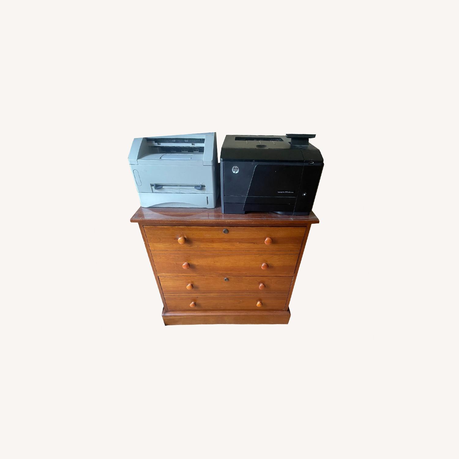 Ethan Allen Cherry Wood Office Desk - image-0
