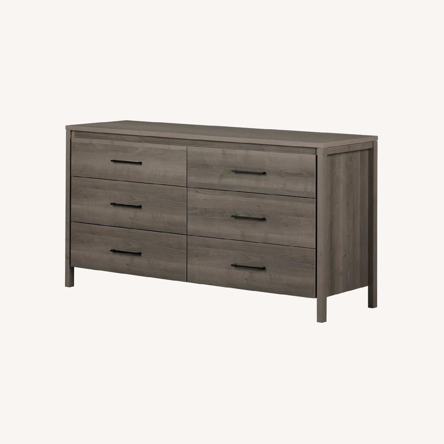 Wayfair Grey Wood Dresser with 6 Drawers Wayfair Grey Wood Dresser with 6 Drawers