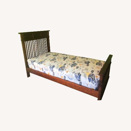 Used Stanley Twin Bed with Removable Side Rails for sale on AptDeco