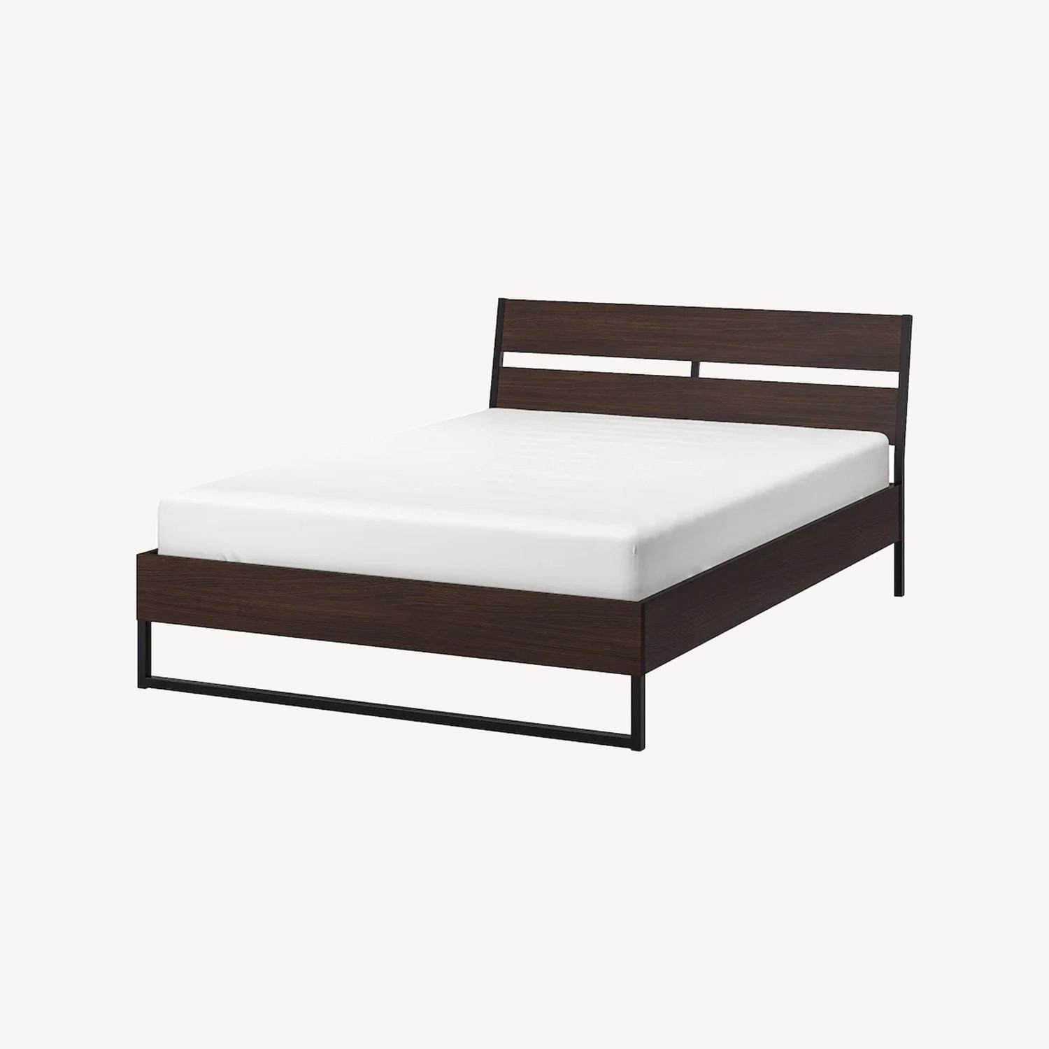 IKEA Trysil Queen Bed with Lonset Slats - AptDeco