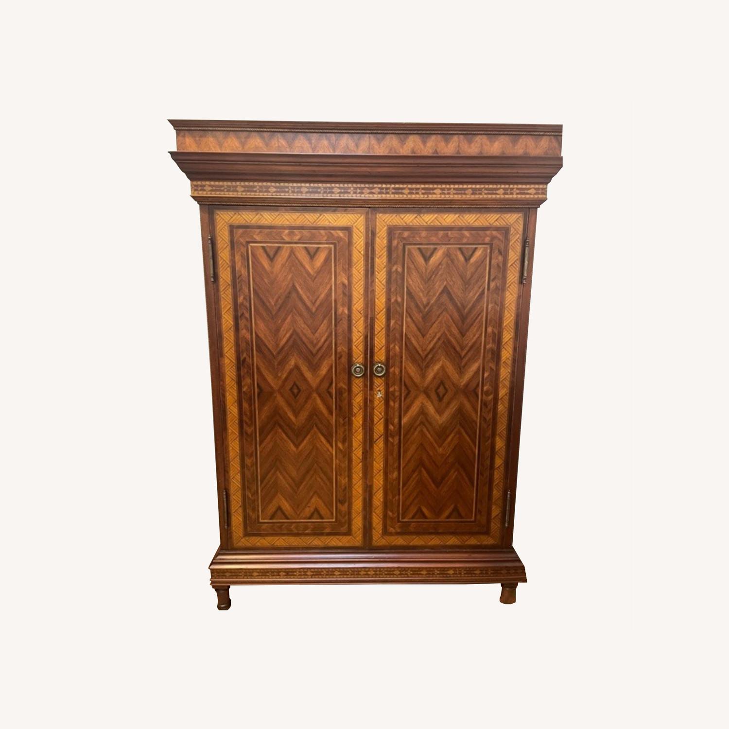 Antique Wooden Grand Armoire - image-0