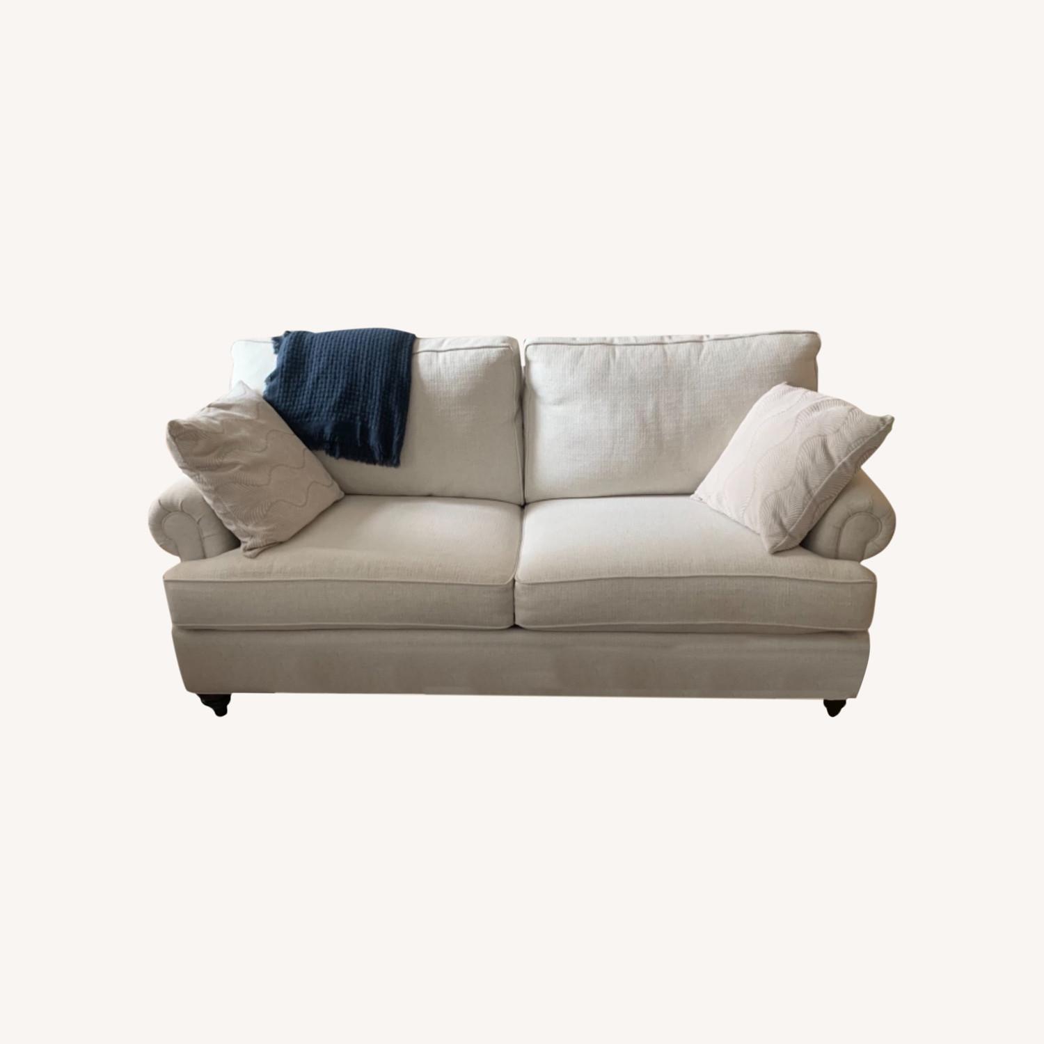 Bassett Alexander Roll Arm Sofa AptDeco