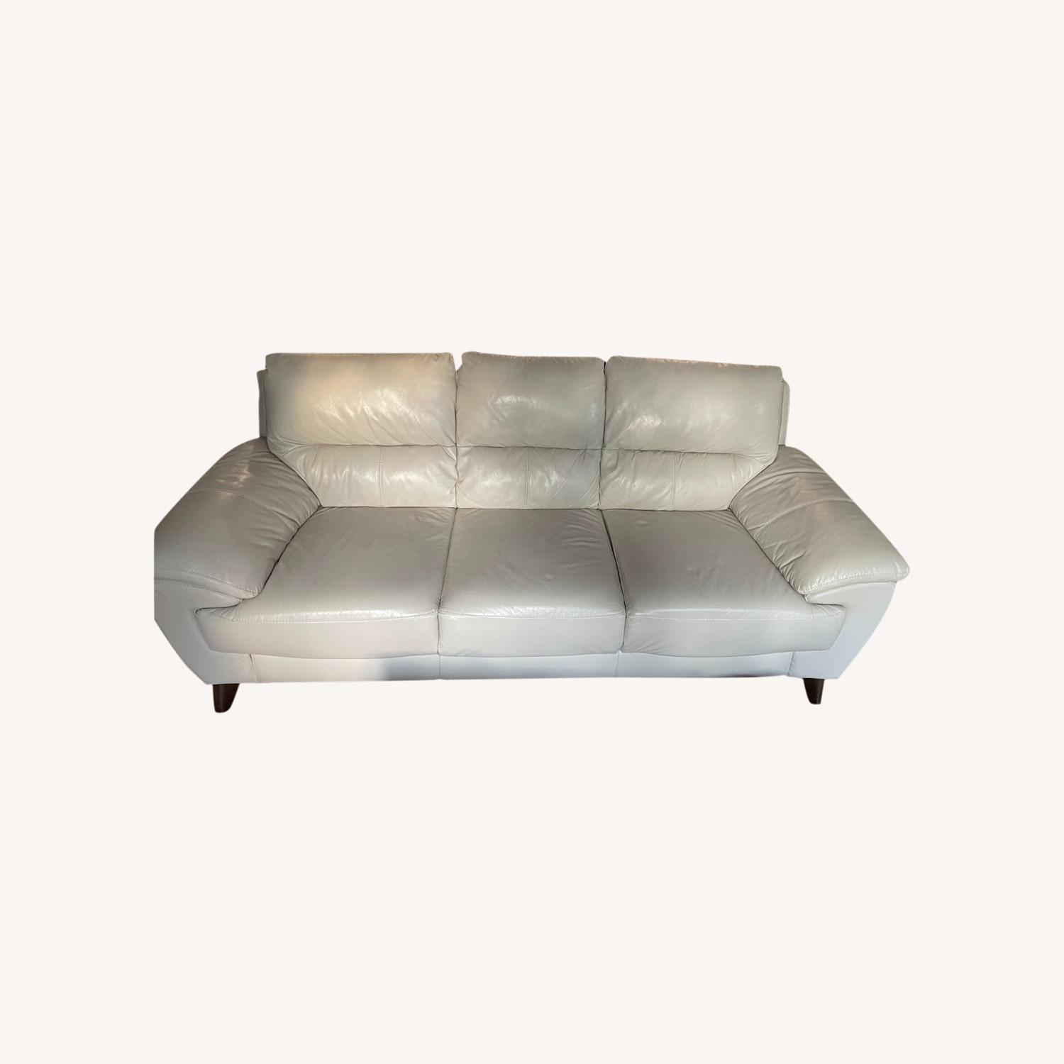 Bob's Discount Furniture Leather Couch AptDeco